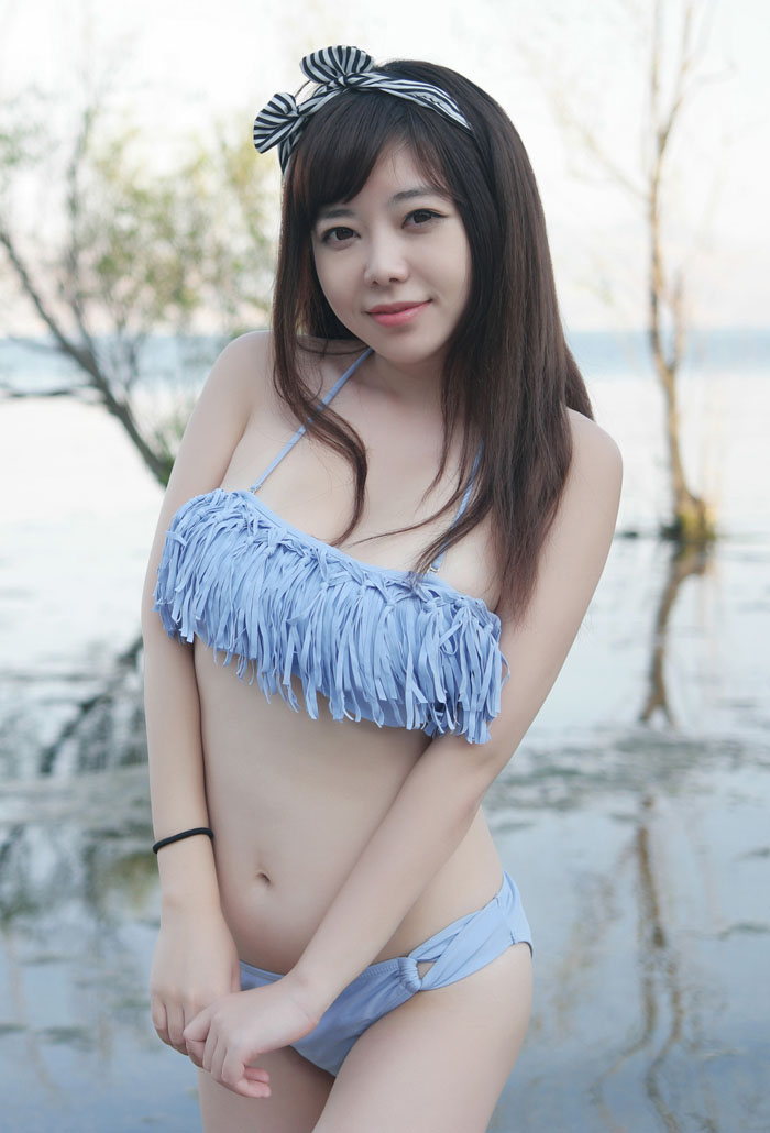 性感美女刘飞儿Faye蓝色经典写真