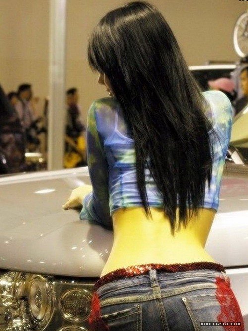 超性感的韩国极品美女车模