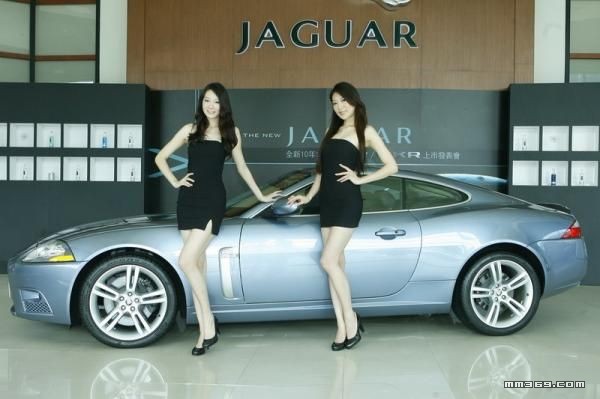 台北车展Jaguar与L-Rover车模