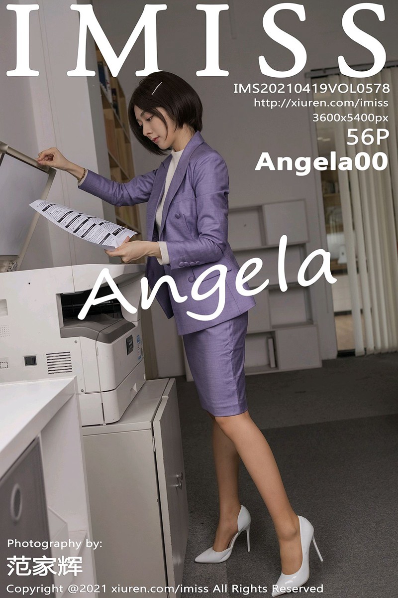 [IMISS爱蜜社] 2021.04.19 VOL.578 Angela00 职场制服丝袜美腿 性感写真 [56+1P]