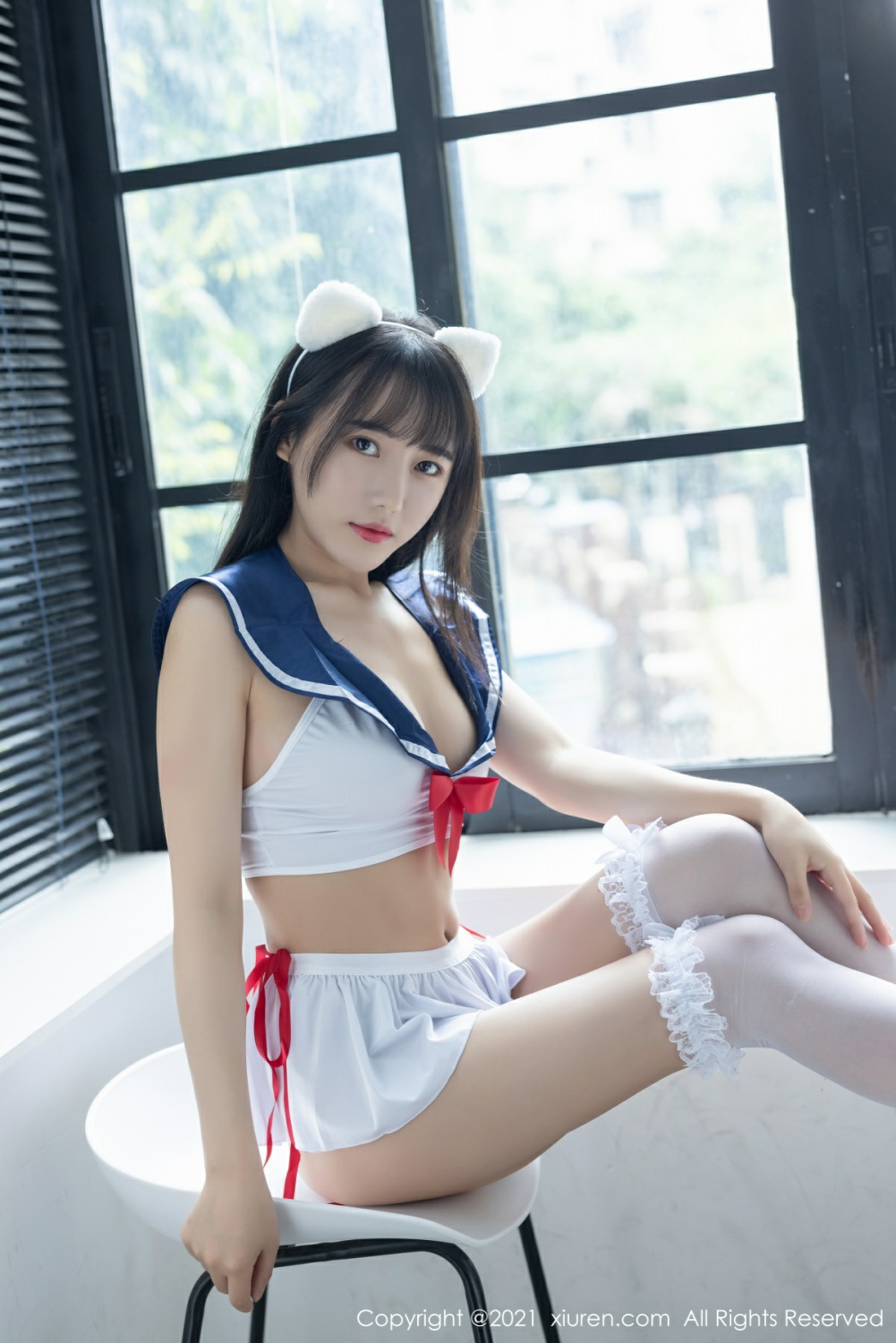 [XiuRen秀人网] 2021.04.22 No.3330 唐心 美少女服饰 第二套写真 [49+1P]