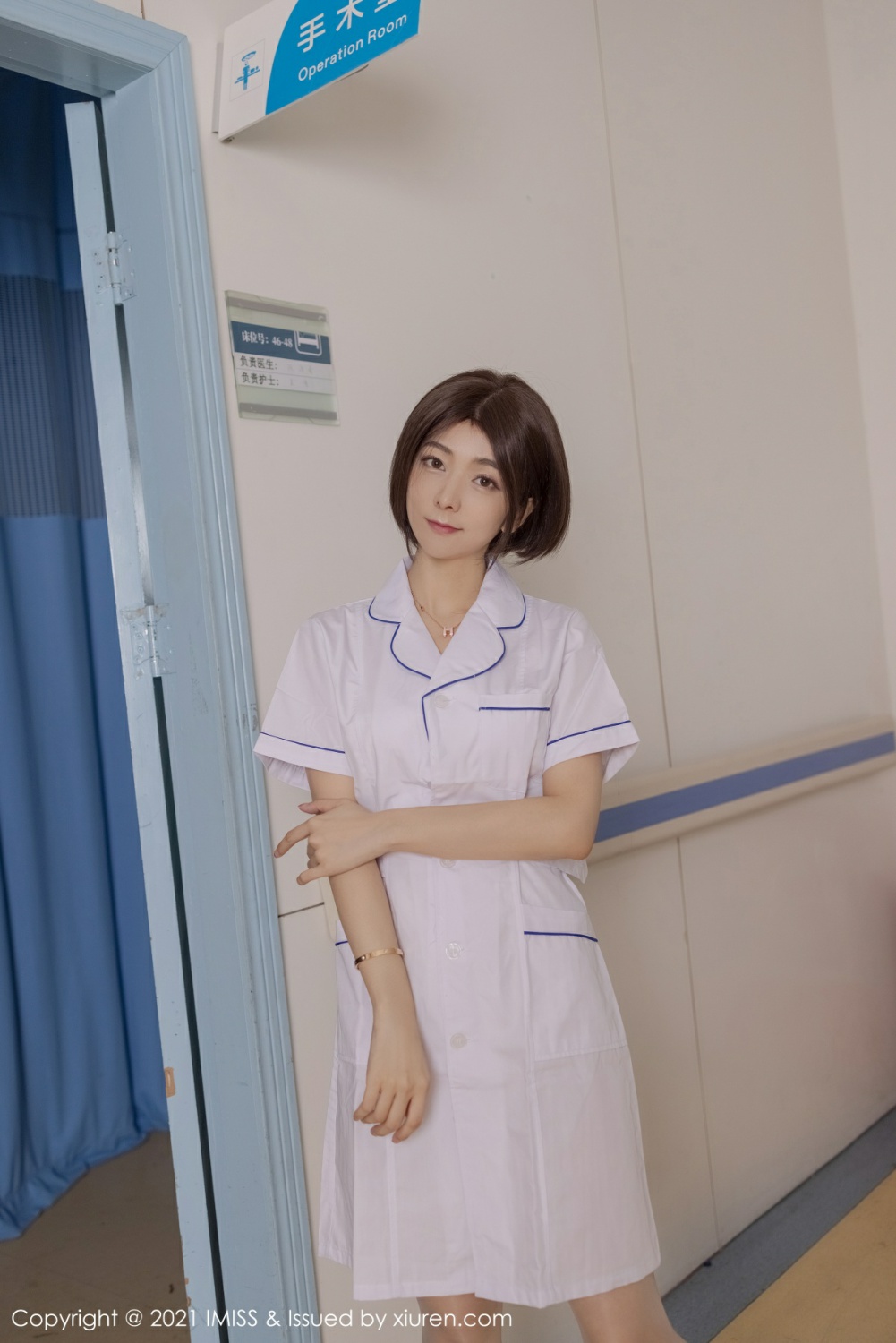 [IMISS爱蜜社] 2021.04.22 VOL.580 Angela00 护士制服 性感写真 [53+1P]