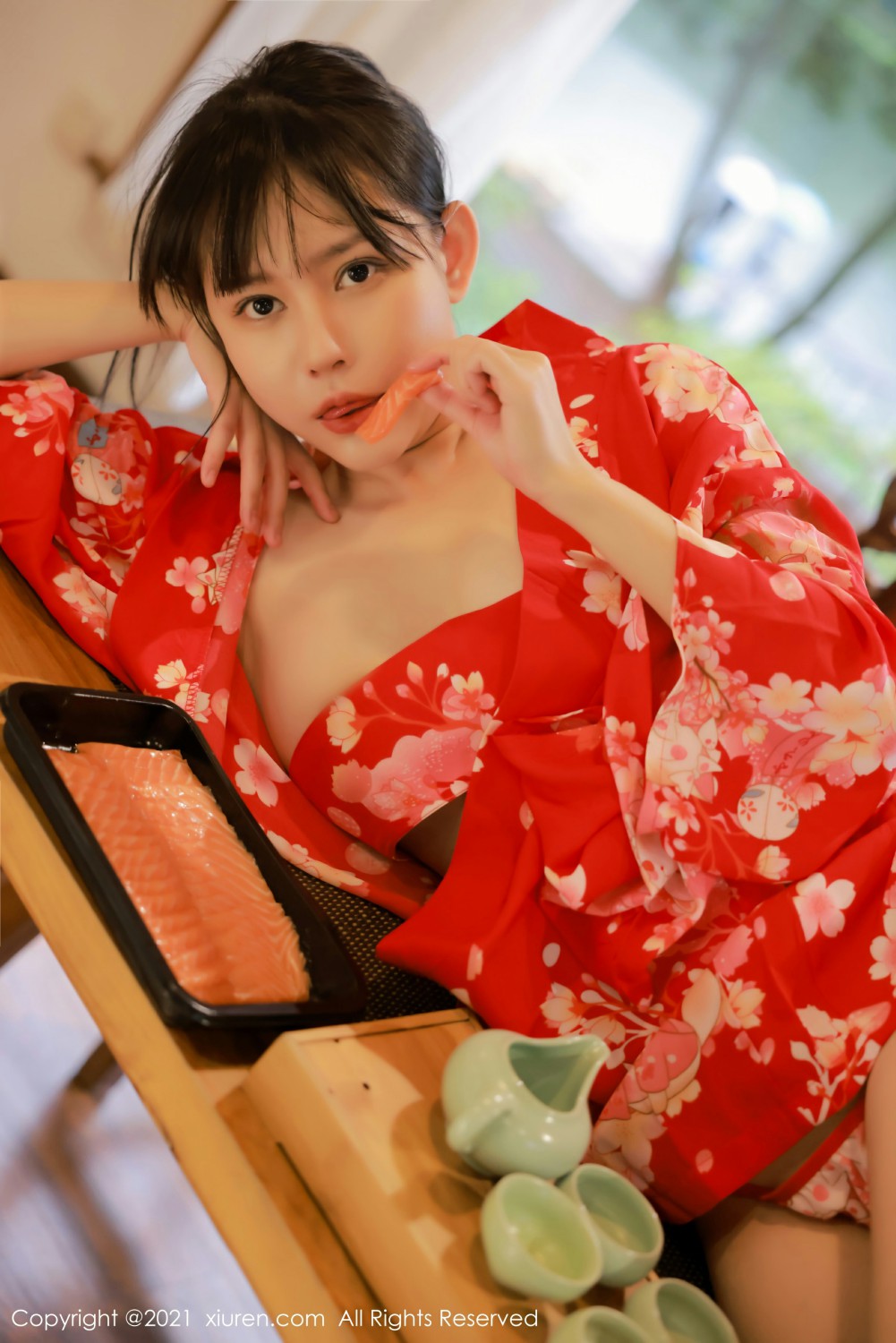 [XiuRen秀人网] 2021.10.14 No.4063 韩希蕾 首套写真 绚丽多姿的和服系列 [48+1P]