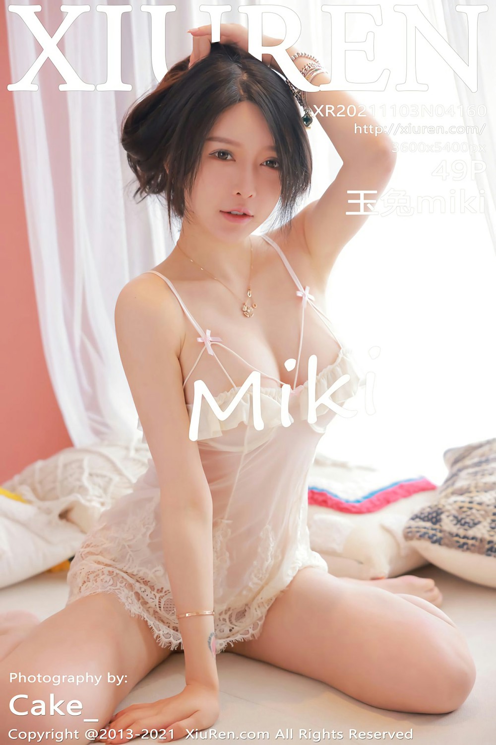 [XiuRen秀人网] 2021.11.03 No.4160 玉兔miki 蕾丝吊裙 [49+1P]