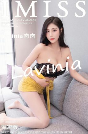 [IMISS爱蜜社] 2021.12.31 VOL.648 Lavinia肉肉 黄色短裙 性感写真 [47+1P]