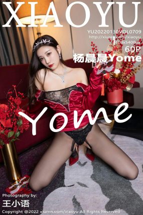 [XIAOYU语画界] 2022.01.30 VOL.709 杨晨晨Yome  红色短裙黑丝 新年性感写真[60+1P]