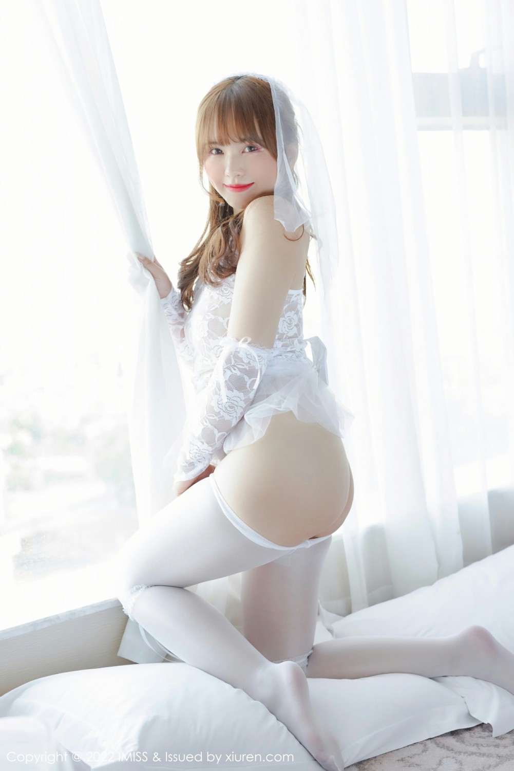 [IMISS爱蜜社] 2022.04.01 VOL.674 张思允Nice 白色蕾丝婚纱 性感写真 [59+1P]