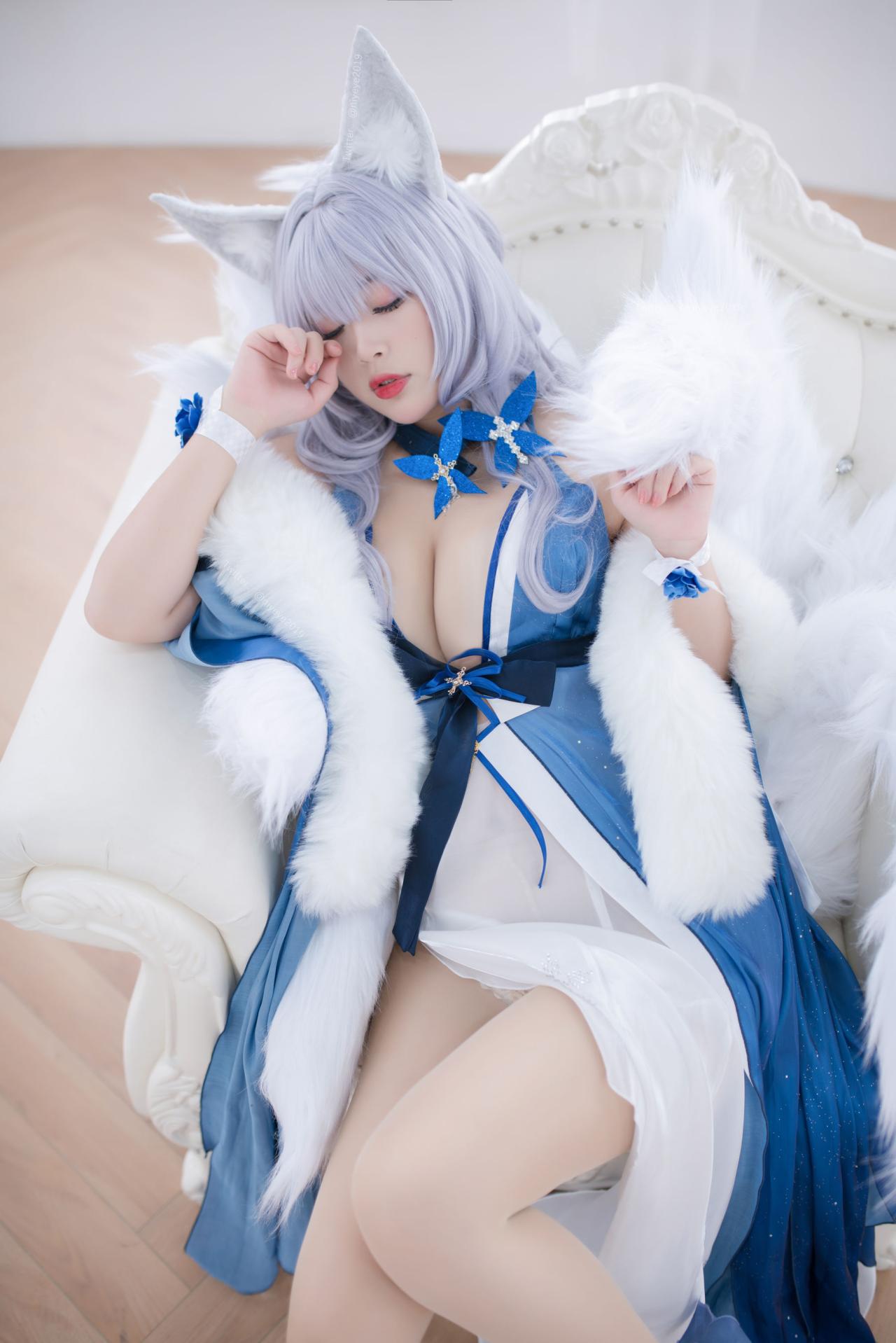 [COSPLAY]萌系小姐姐-白烨 – 信浓睡衣诱惑