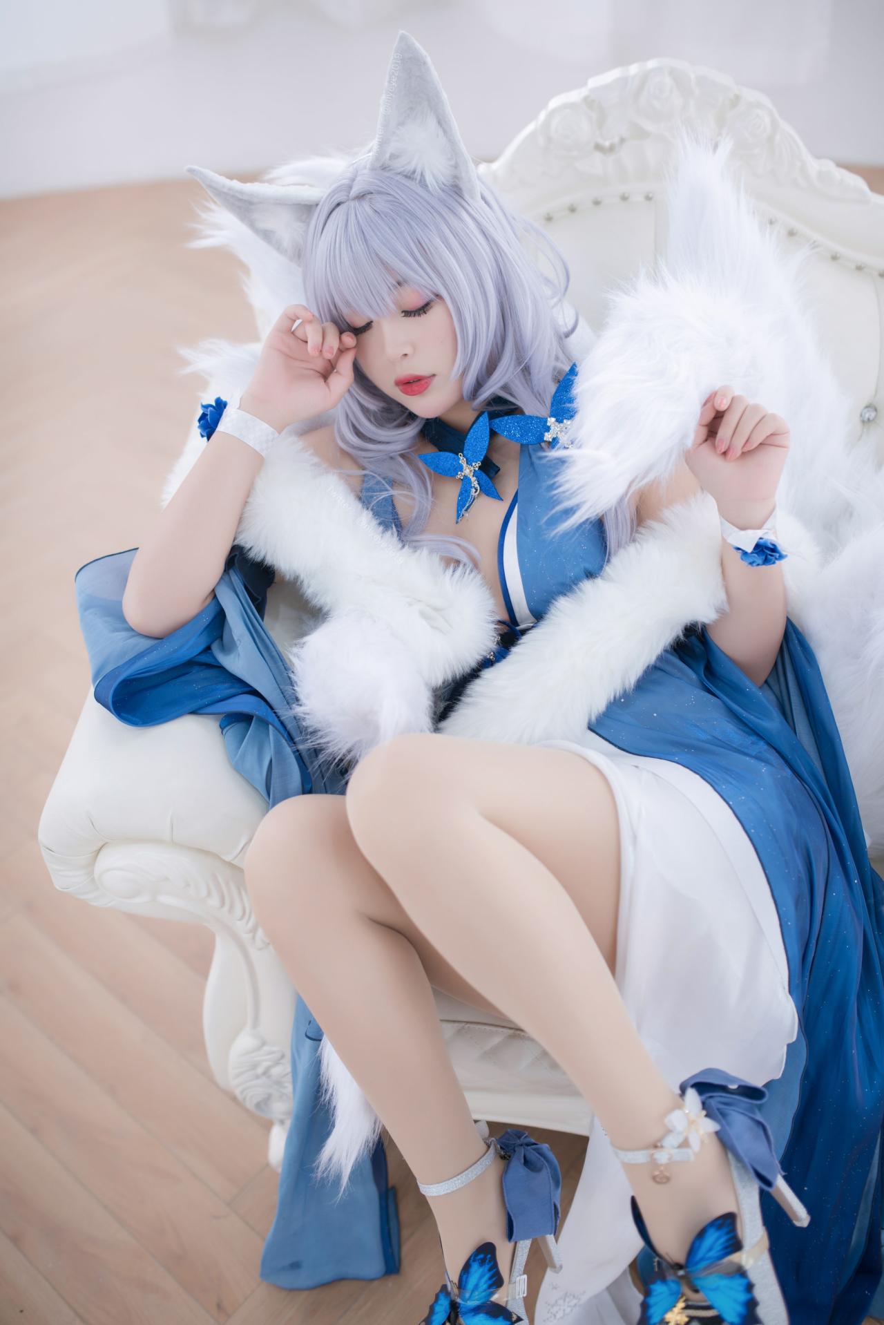 [COSPLAY]萌系小姐姐-白烨 – 信浓睡衣诱惑