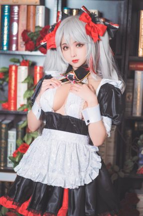 [COSPLAY]rioko凉凉子 – 欧根亲王女仆