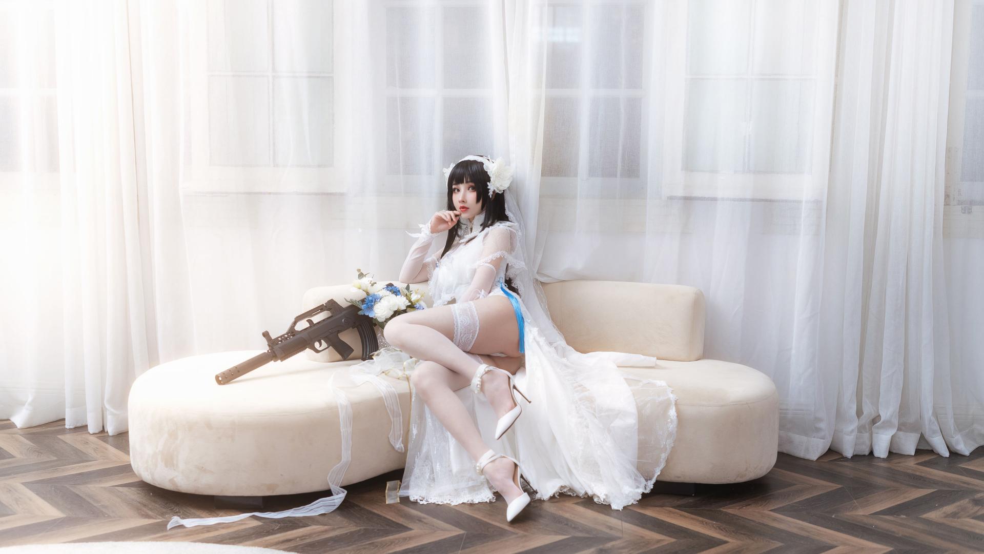 [COSPLAY]rioko凉凉子 – 95花嫁