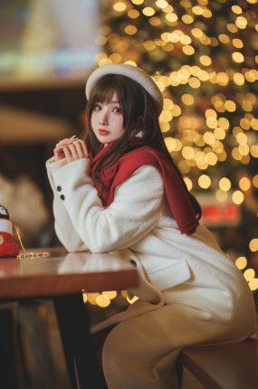 [COSPLAY]rioko凉凉子 – 圣诞麋鹿套装
