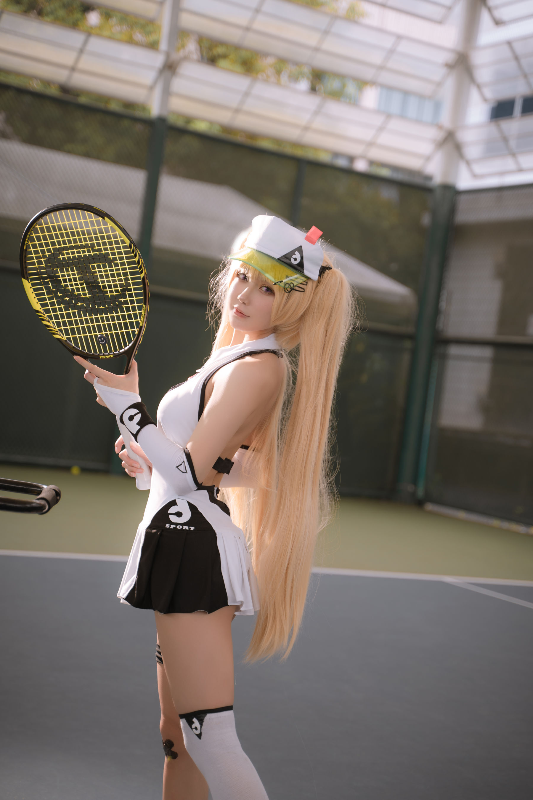 [COSPLAY]阿包也是兔娘 – 贝奇网球服