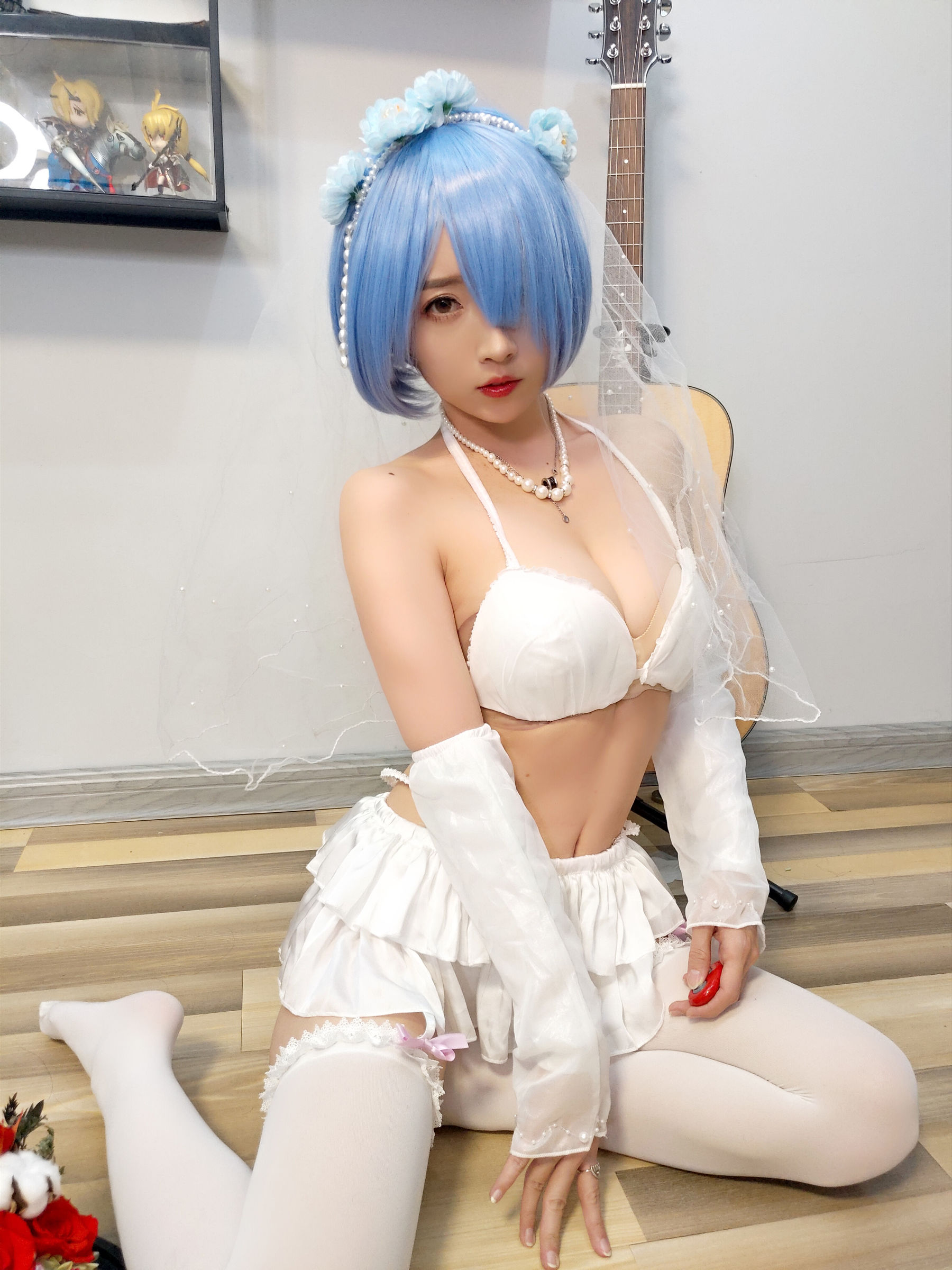 [COSPLAY]小女巫露娜 – 雷姆婚纱