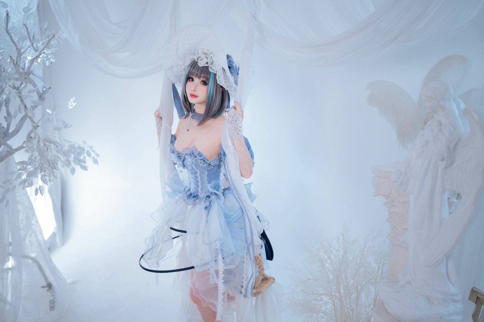 [COSPLAY]rioko凉凉子 – 柴郡冰雪公主