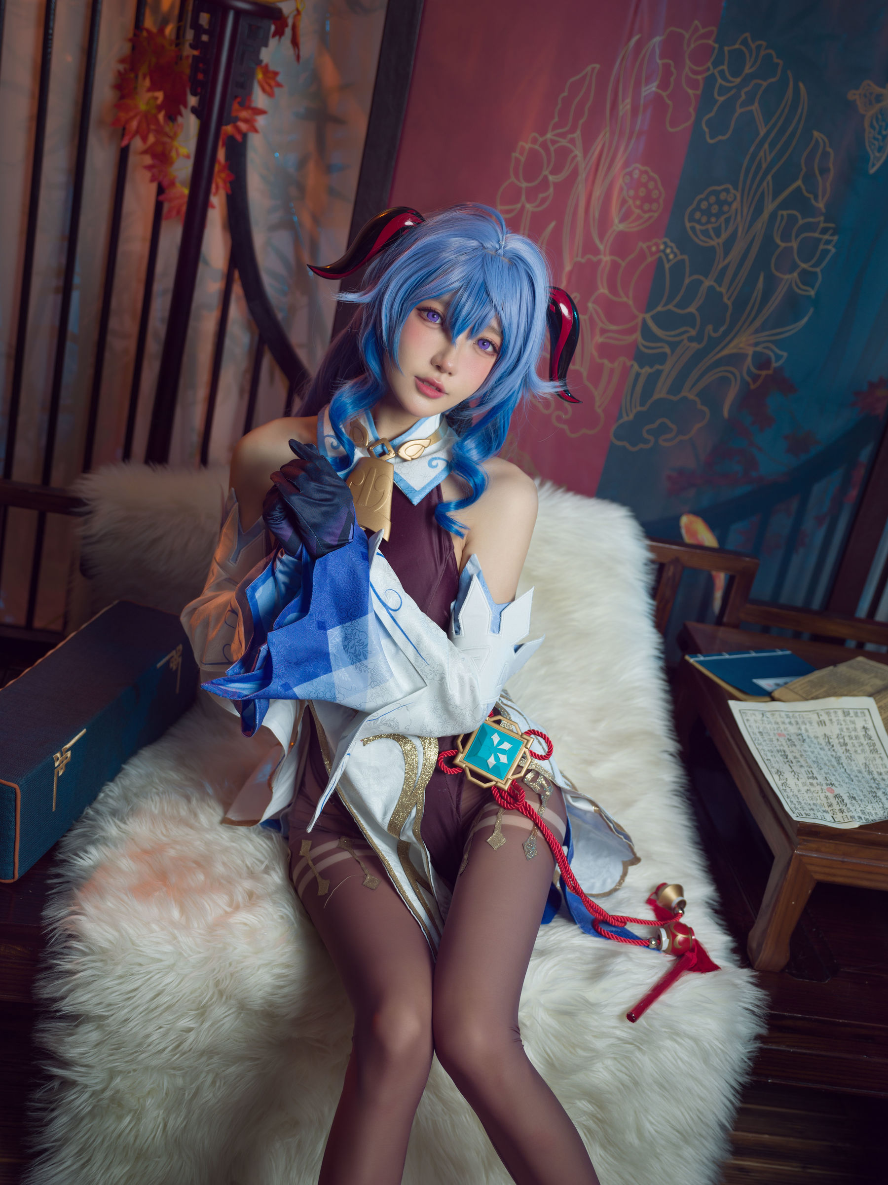 [COSPLAY]阿包也是兔娘 – 舰长 原神甘雨