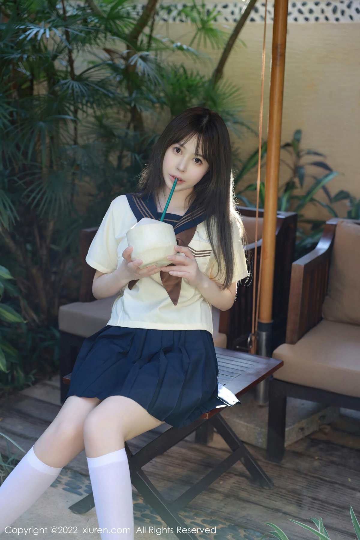 [XiuRen秀人网] 2022.12.20 No.6021 Evelyn艾莉 性感白色水手服 南京旅拍写真 [66+1P]