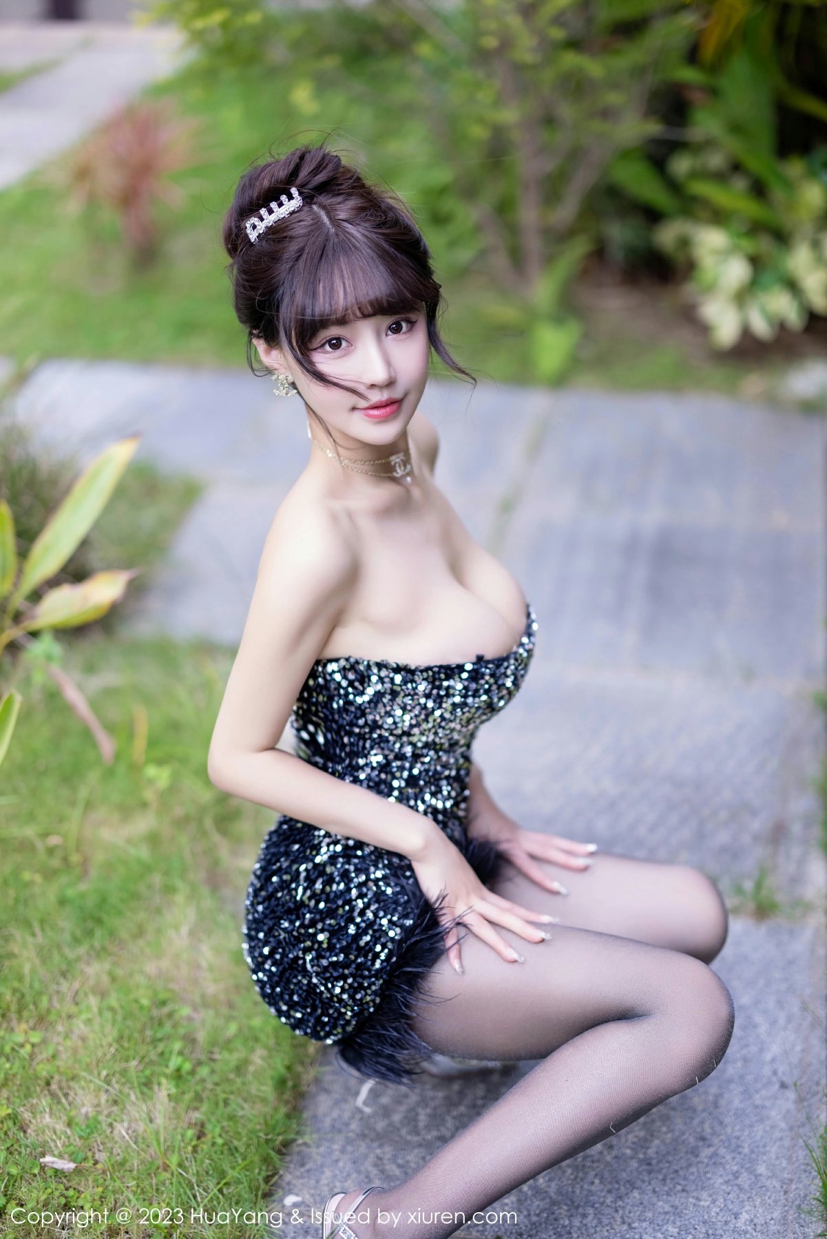 [HuaYang花漾写真] 2023.03.09 VOL.528 朱可儿Flora 性感魅惑黑丝 三亚旅拍写真 [61+1P]