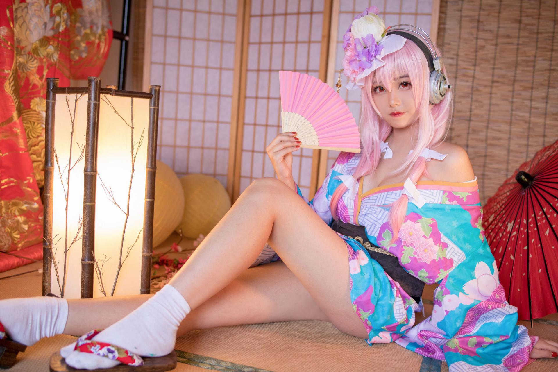 [COSPLAY]蜜汁猫裘 – 索尼子和服