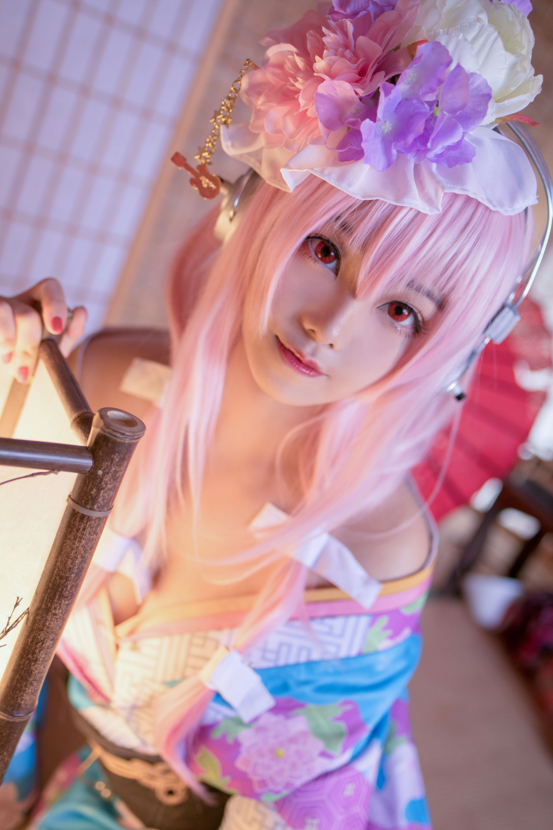 [COSPLAY]蜜汁猫裘 – 索尼子和服