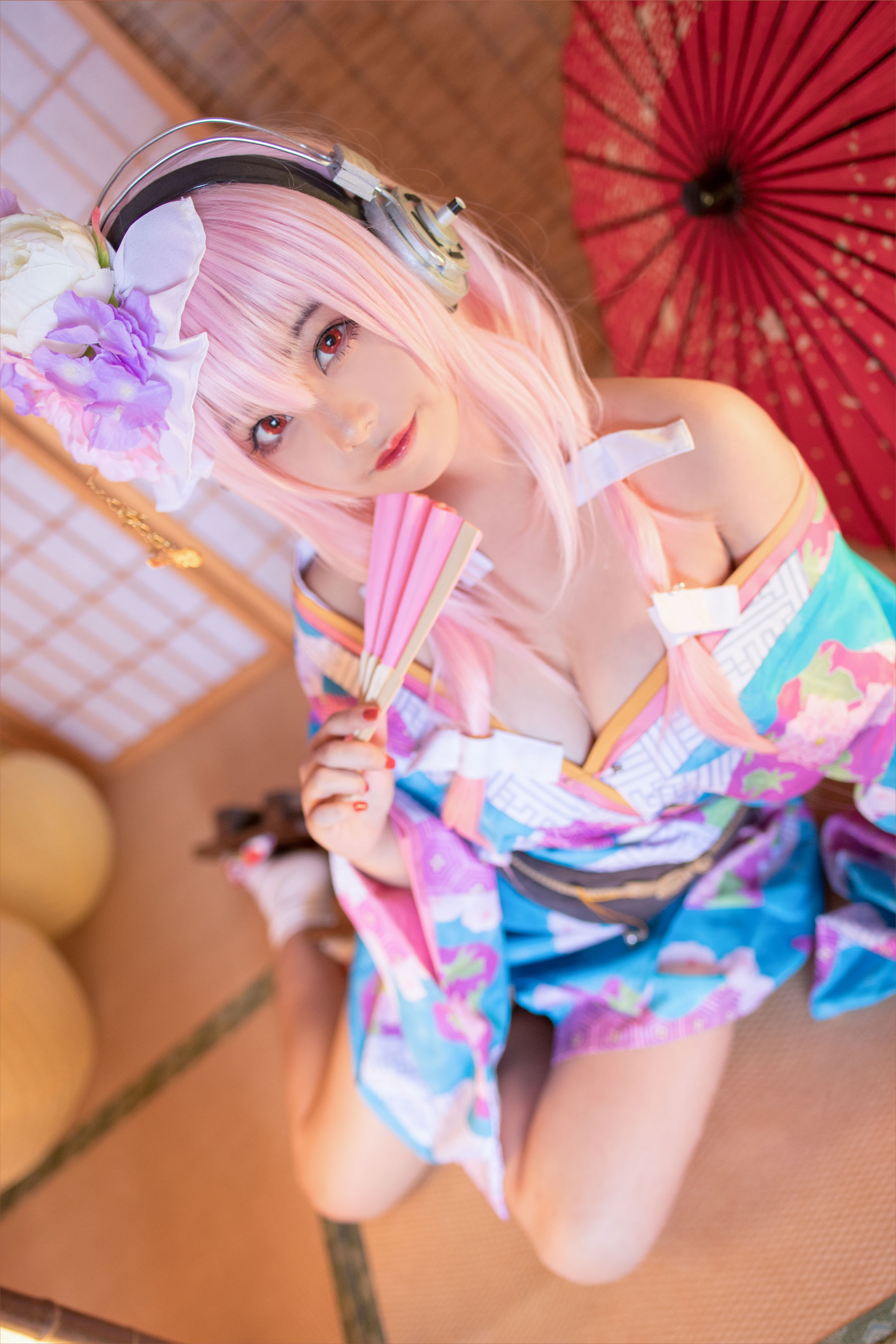 [COSPLAY]蜜汁猫裘 – 索尼子和服