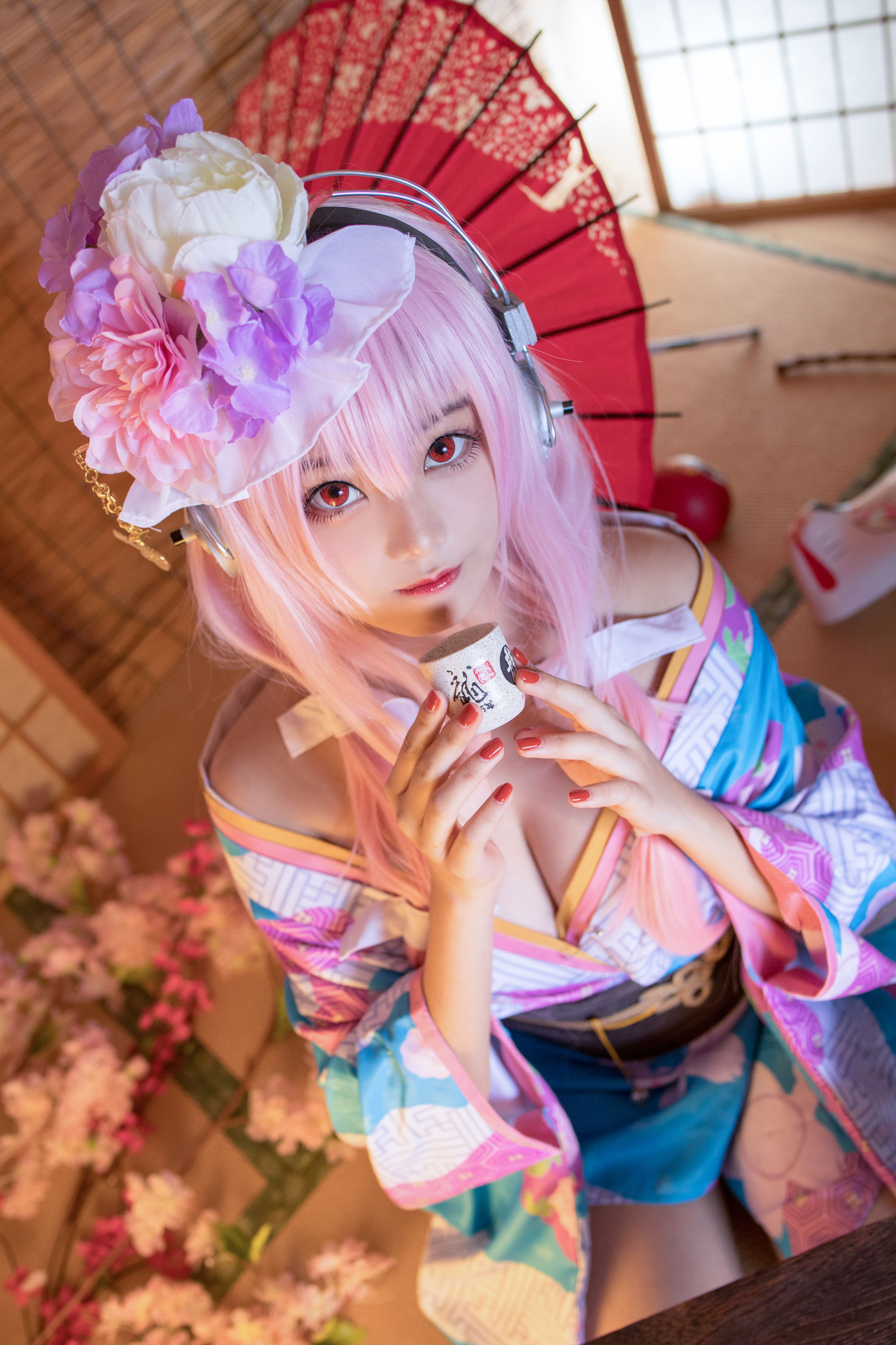 [COSPLAY]蜜汁猫裘 – 索尼子和服