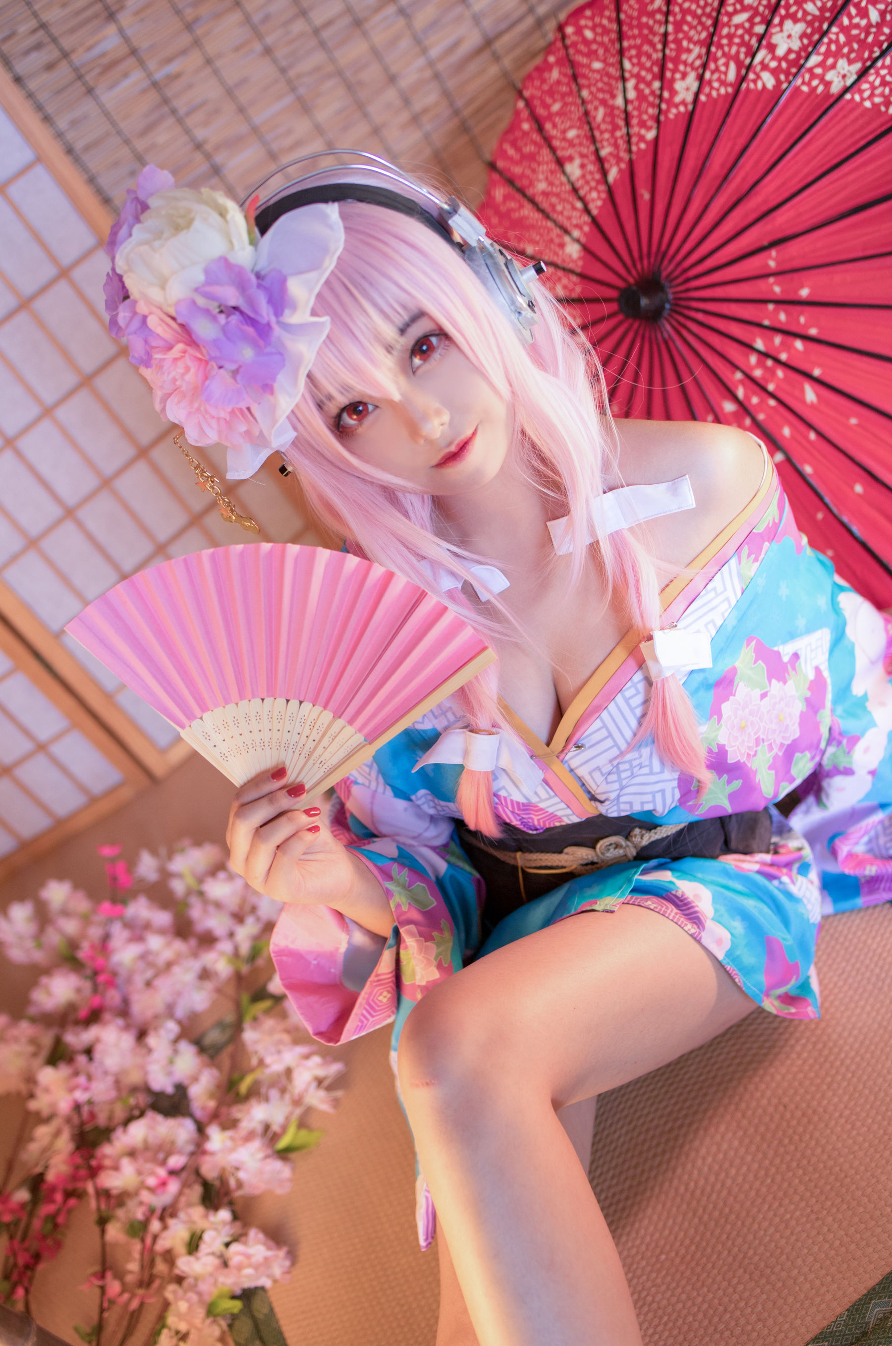 [COSPLAY]蜜汁猫裘 – 索尼子和服