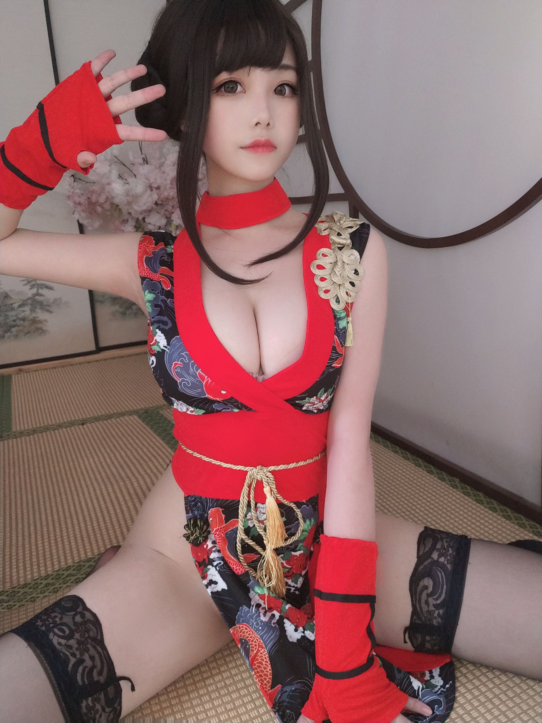 [COSPLAY]蜜汁猫裘 – 红武士