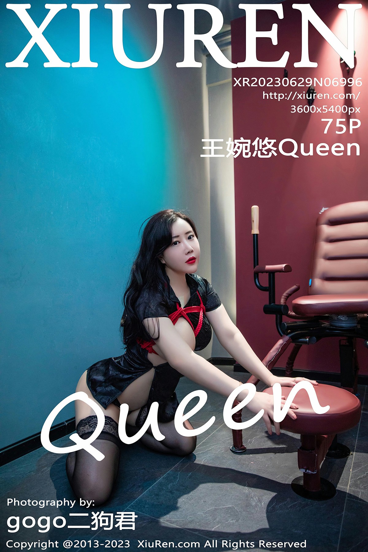 [XiuRen秀人网] 2023.06.29 No.6996 王婉悠Queen 捆绑主题 性感写真 [75+1P]