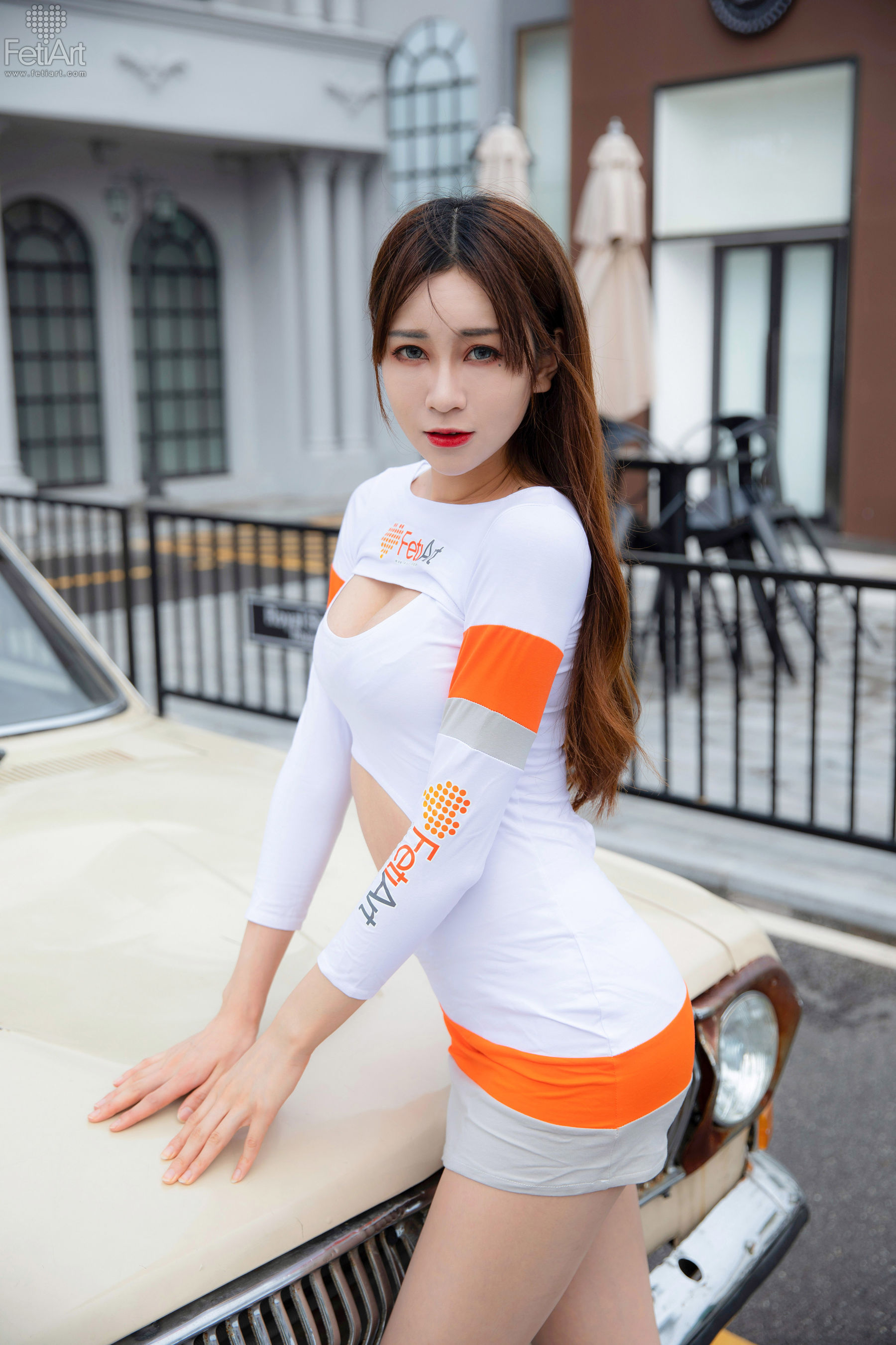 [尚物集FetiArt] No.043 Racing Beauty MODEL-Tracy