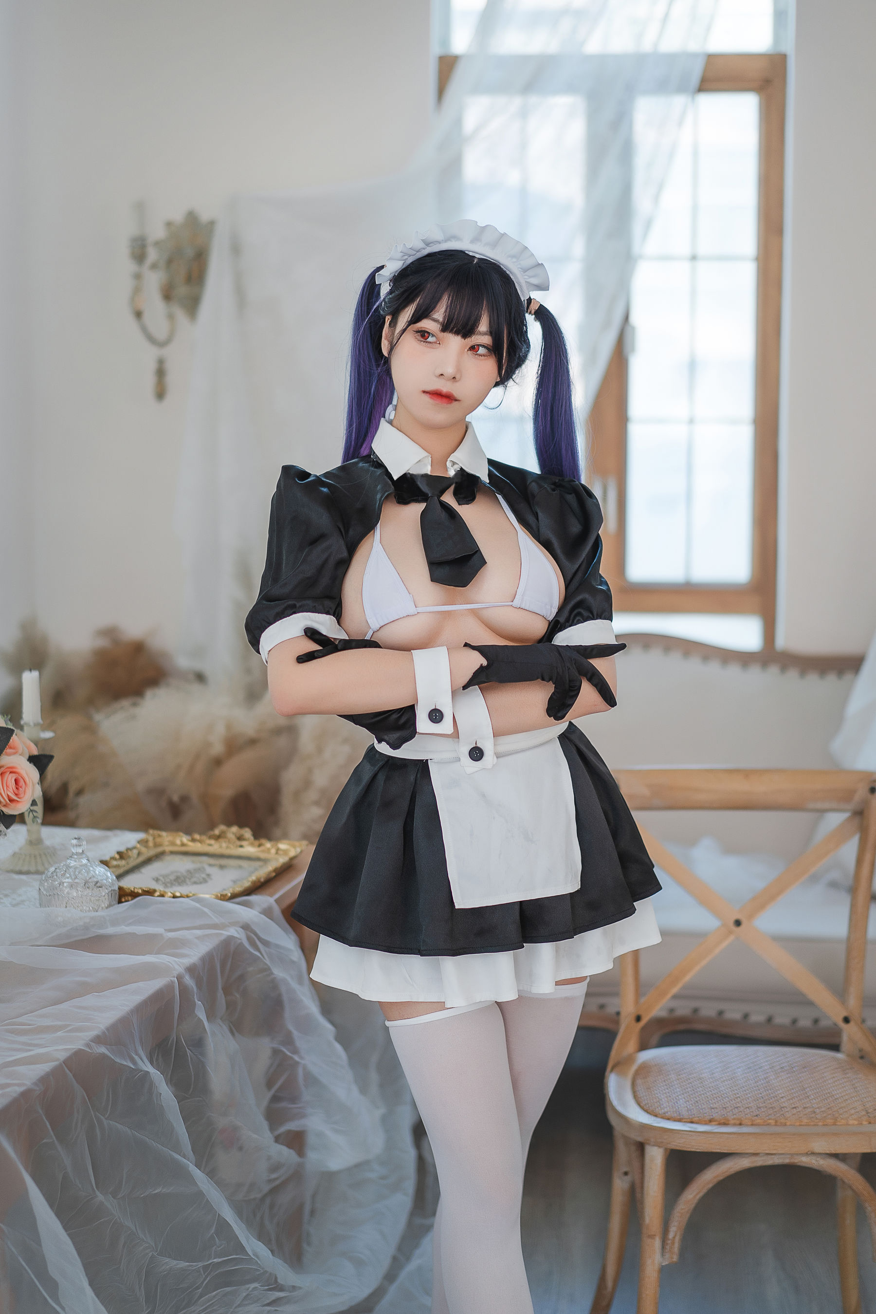 [COSPLAY]蜜汁猫裘 – 女仆