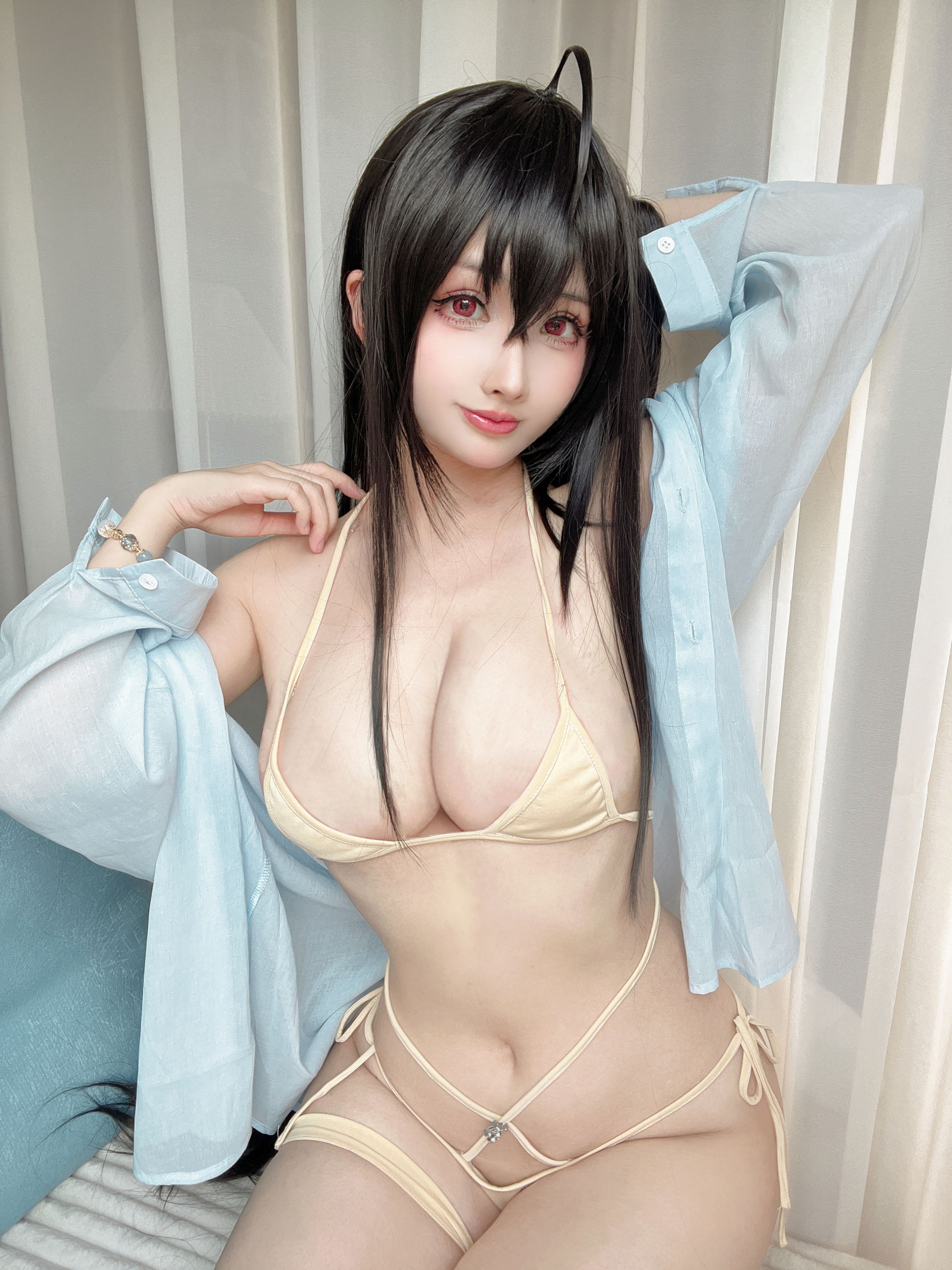 [COSPLAY]rioko凉凉子 – 大凤 海滨的白日美梦