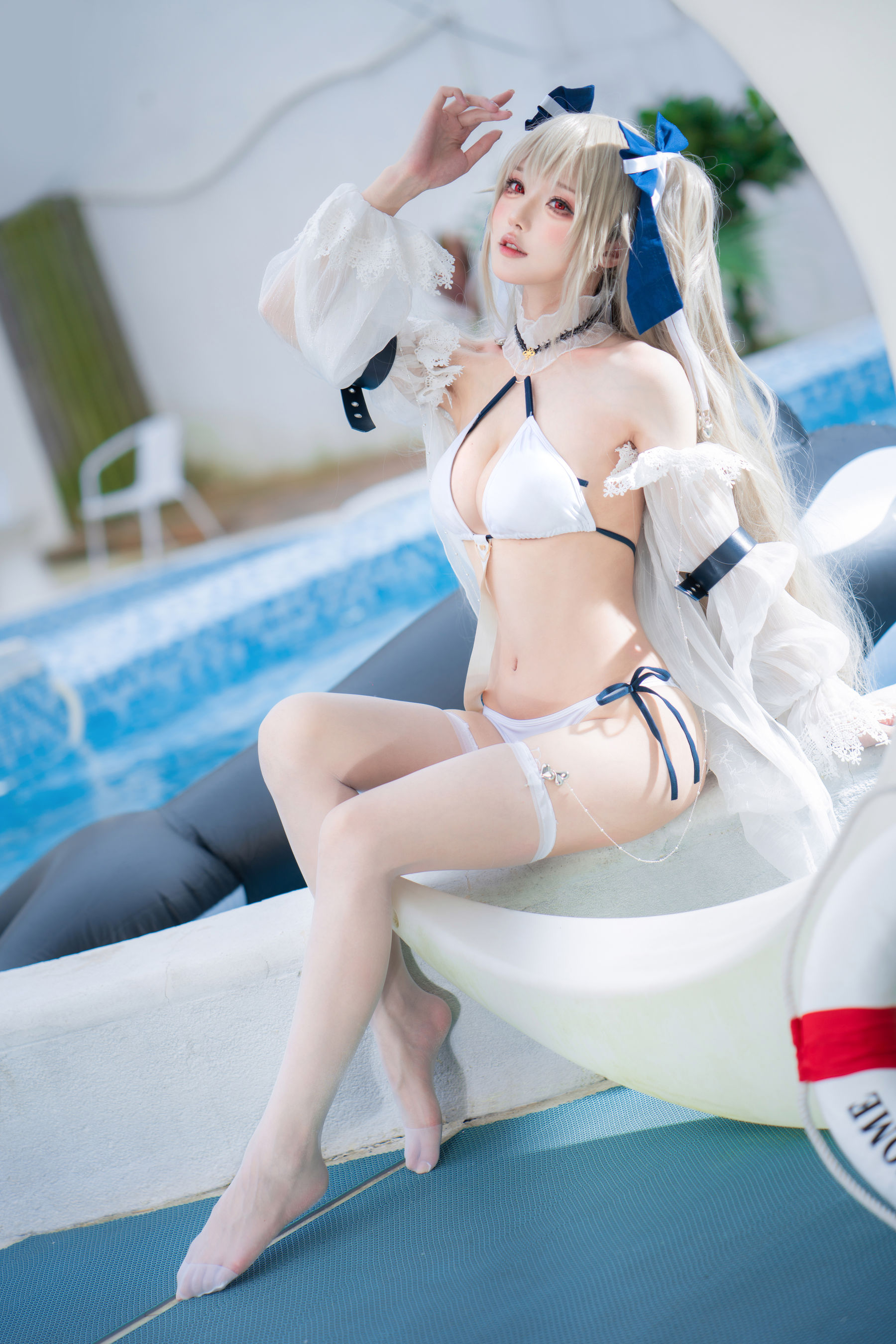 [COSPLAY]阿包也是兔娘 – 安克雷奇泳装