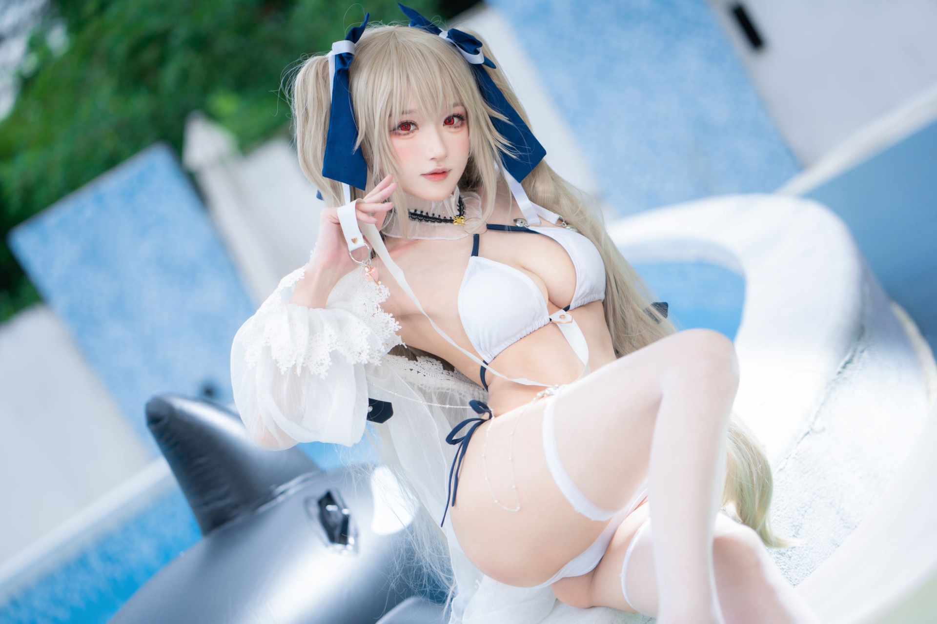 [COSPLAY]阿包也是兔娘 – 安克雷奇泳装