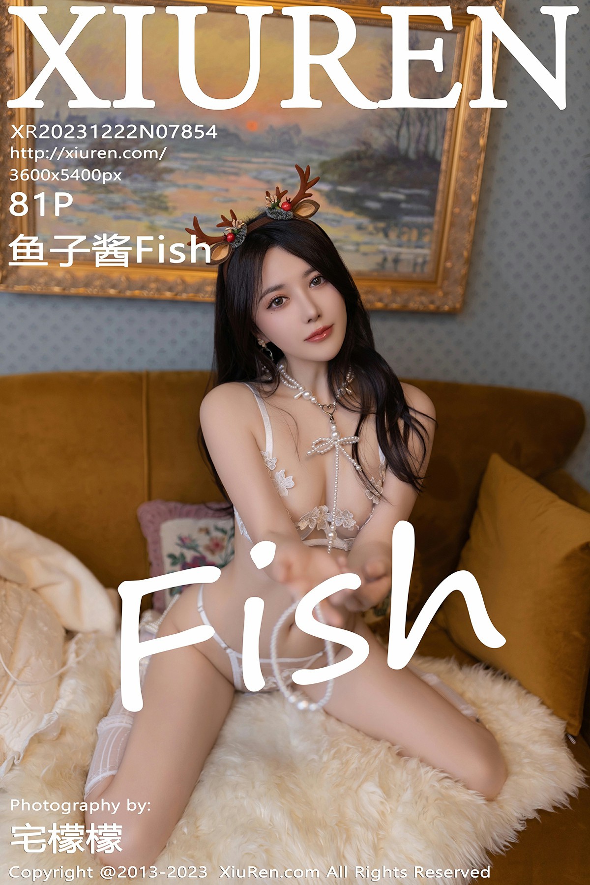 [XiuRen秀人网] 2023.12.22 No.7854 鱼子酱Fish 红色圣诞主题服饰 性感写真 [81+1P]