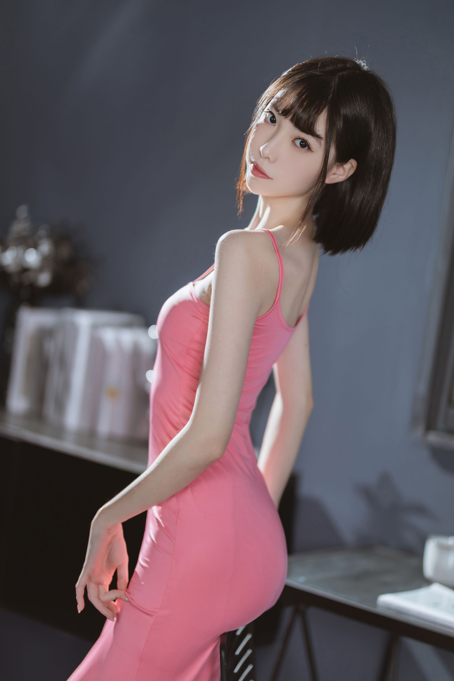 [COSPLAY]许岚 – 粉色长裙