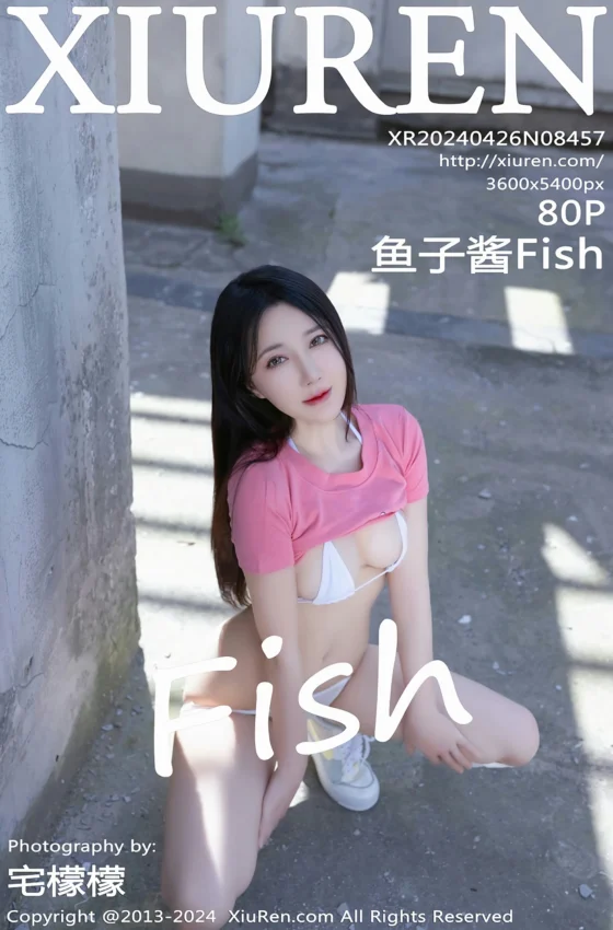 [XiuRen秀人网] 2024.04.26 No.8457 鱼子酱Fish 粉色上衣 白色短裙 性感写真 [80+1P]