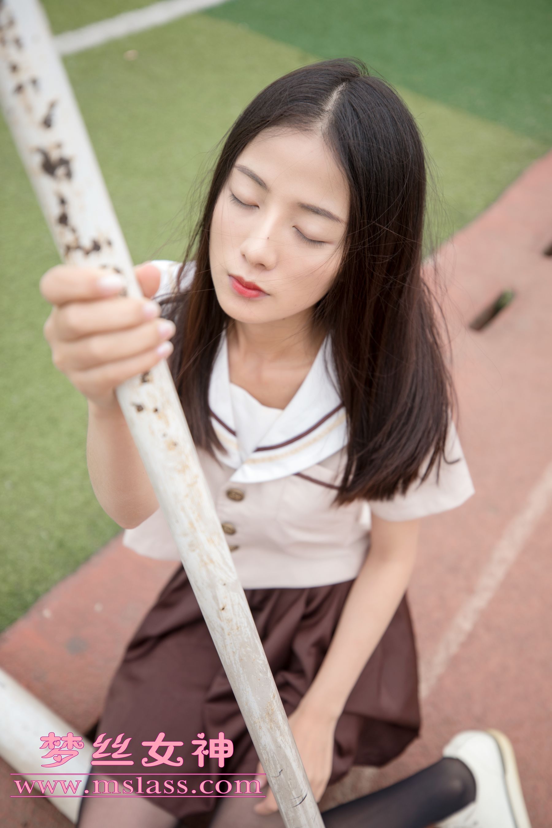 [MSLASS梦丝女神] 雪馨 学院的JK黑丝袜
