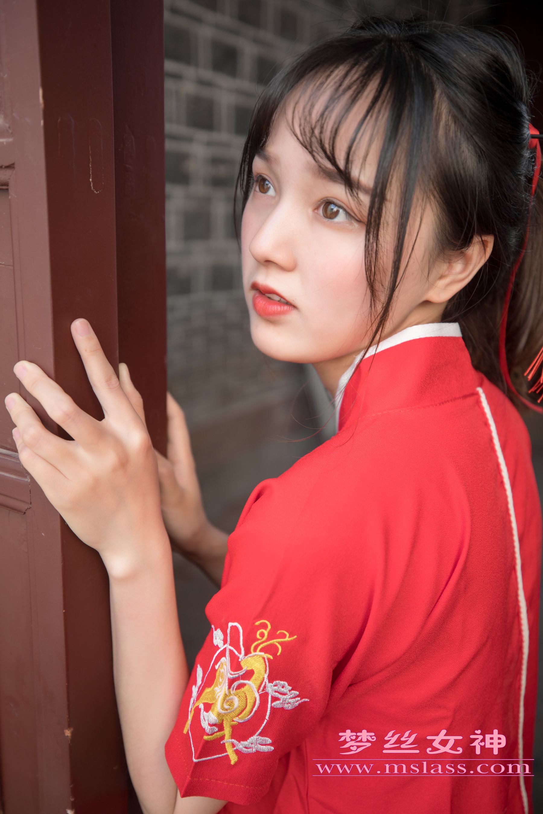 [MSLASS梦丝女神] 玥玥 长城古风少女