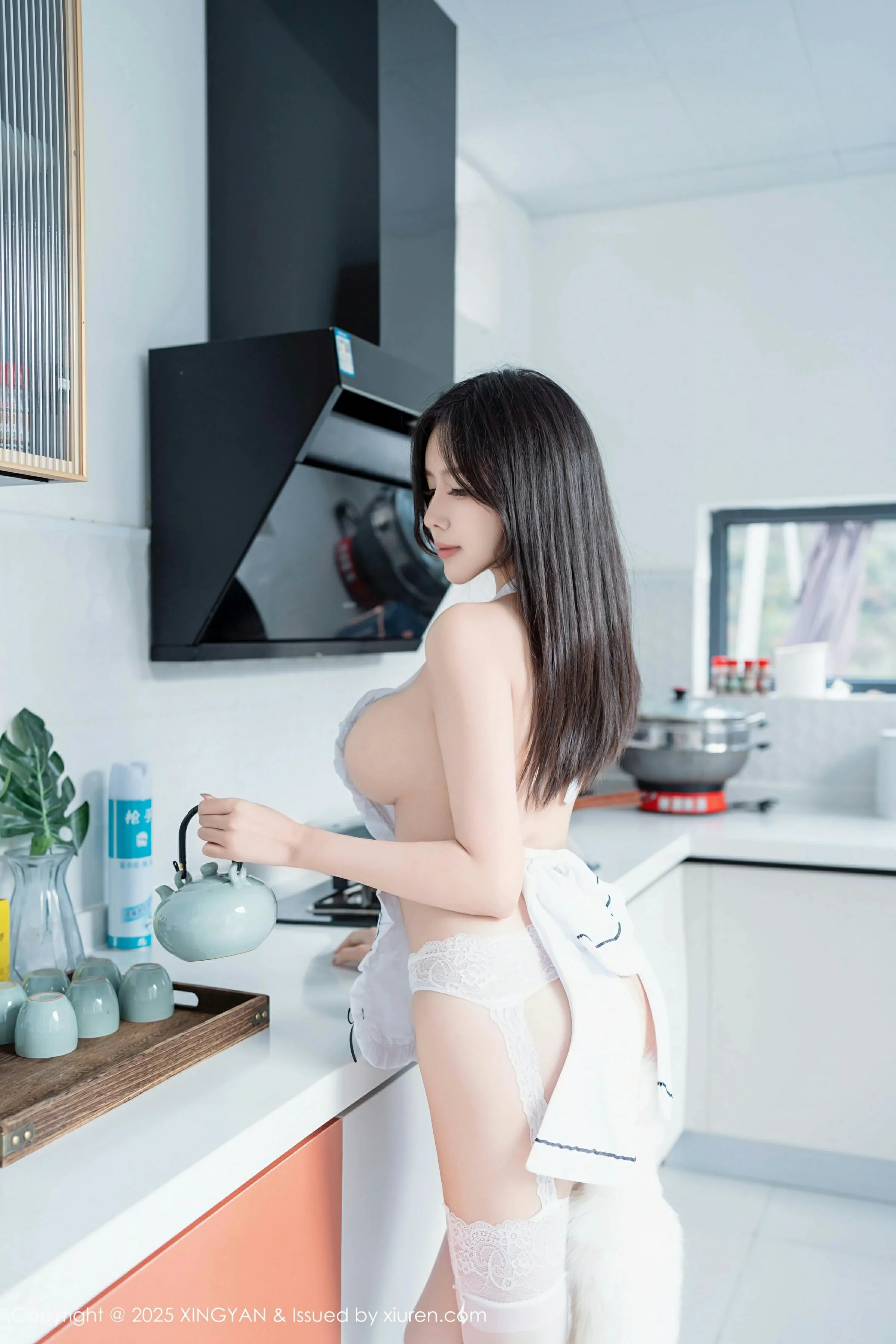 [XINGYAN星颜社] 2025.02.19 VOL.310 袁圆 白色情趣服饰 性感写真 [80+1P]