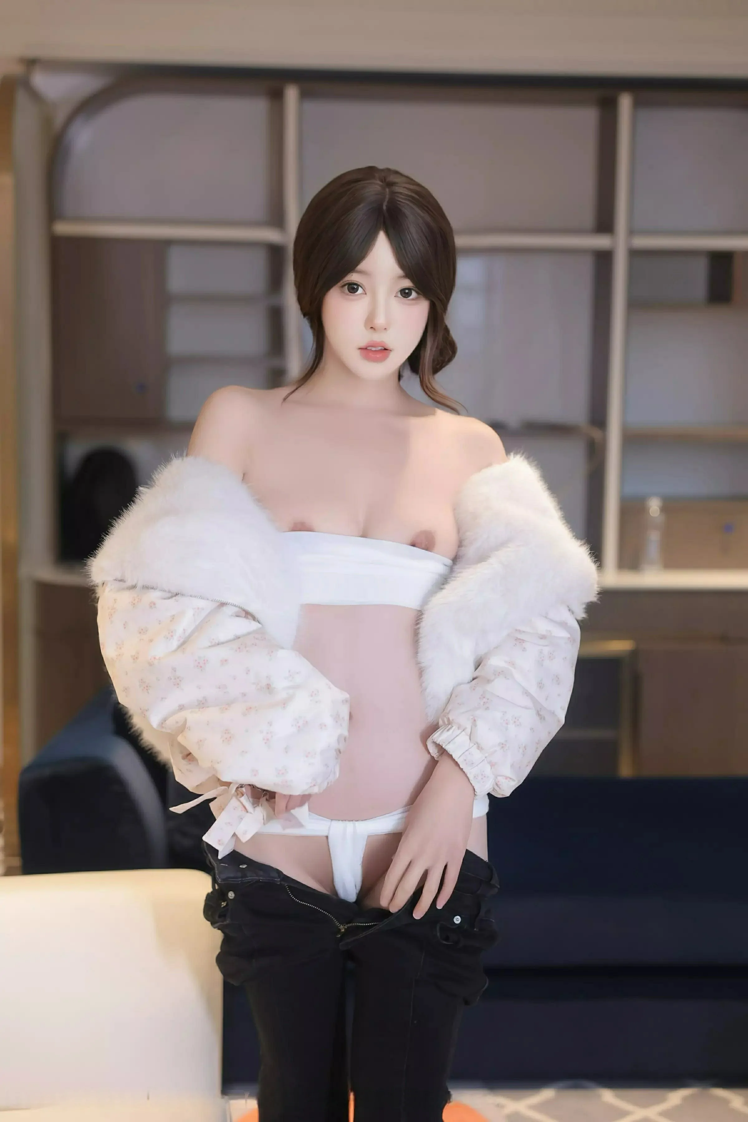 [XiuRen秀人网] 2025.02.28 No.9950 桃妖夭 黑色牛仔裤 性感写真 [72+1P]