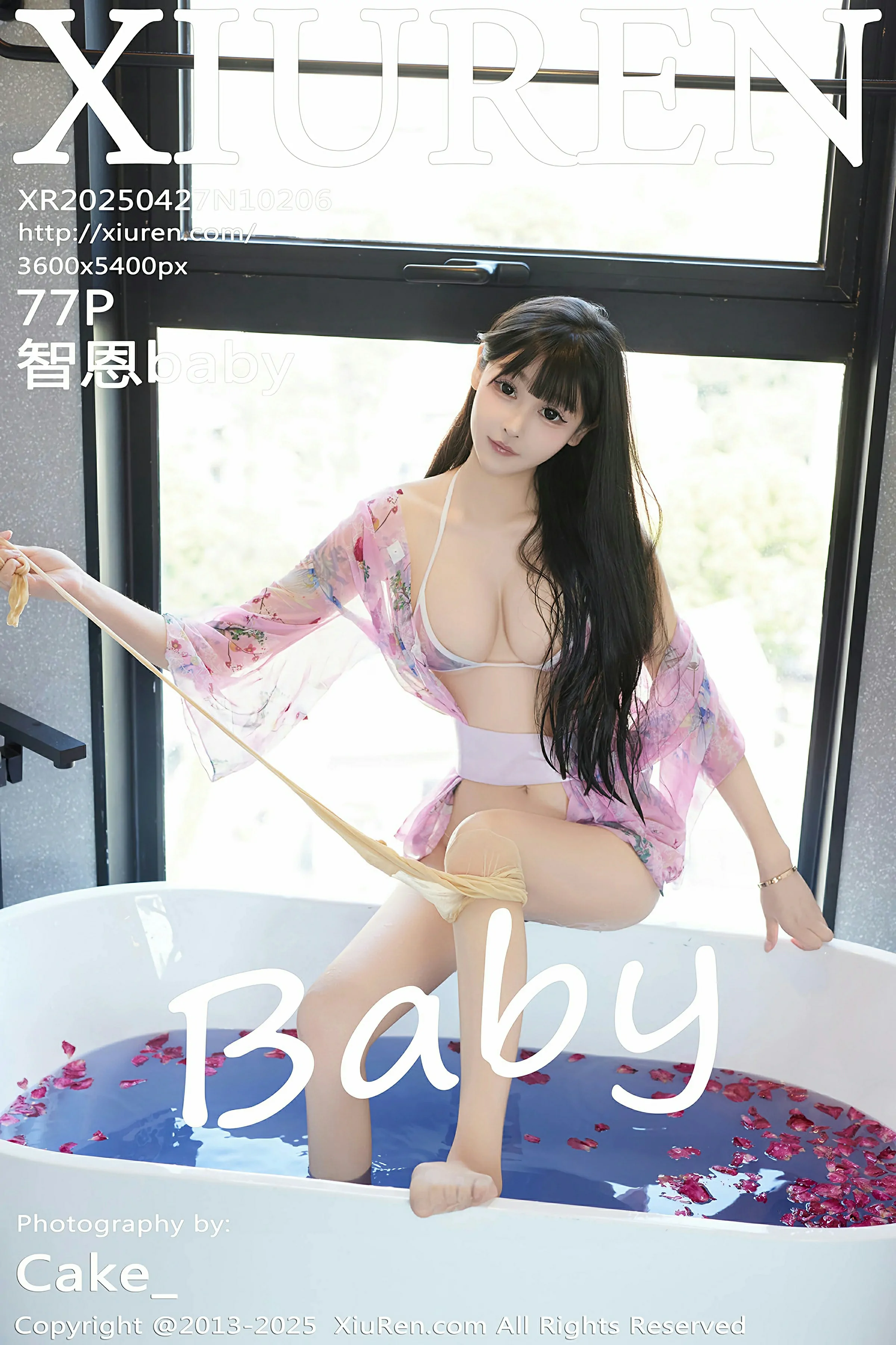 [XiuRen秀人网] 2025.04.27 No.10206 智恩baby 浅色情趣内衣 性感写真 [77+1P]