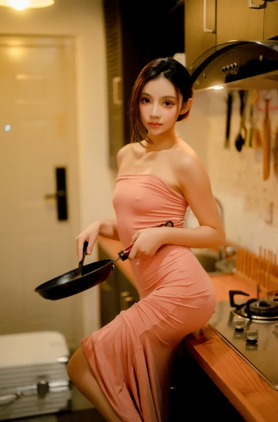 [秀人内购] 加朵babe 诱人私拍福利 私家厨房