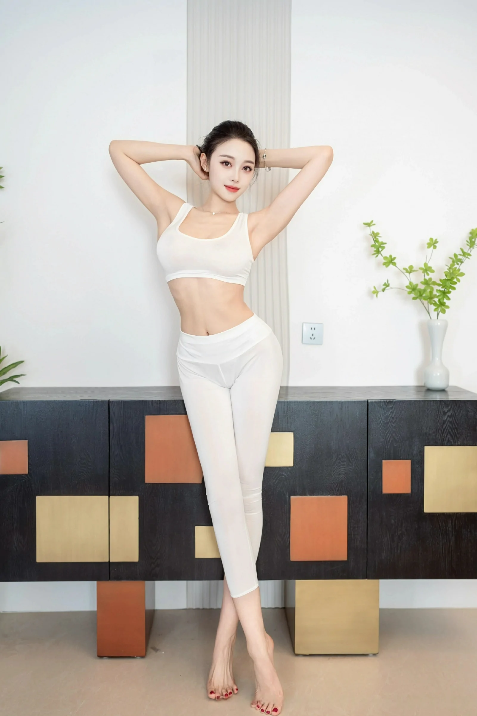 [XINGYAN星颜社] 2025.05.14 VOL.346 清妙 白色运动服 极致美腿 性感写真 [80+1P] 