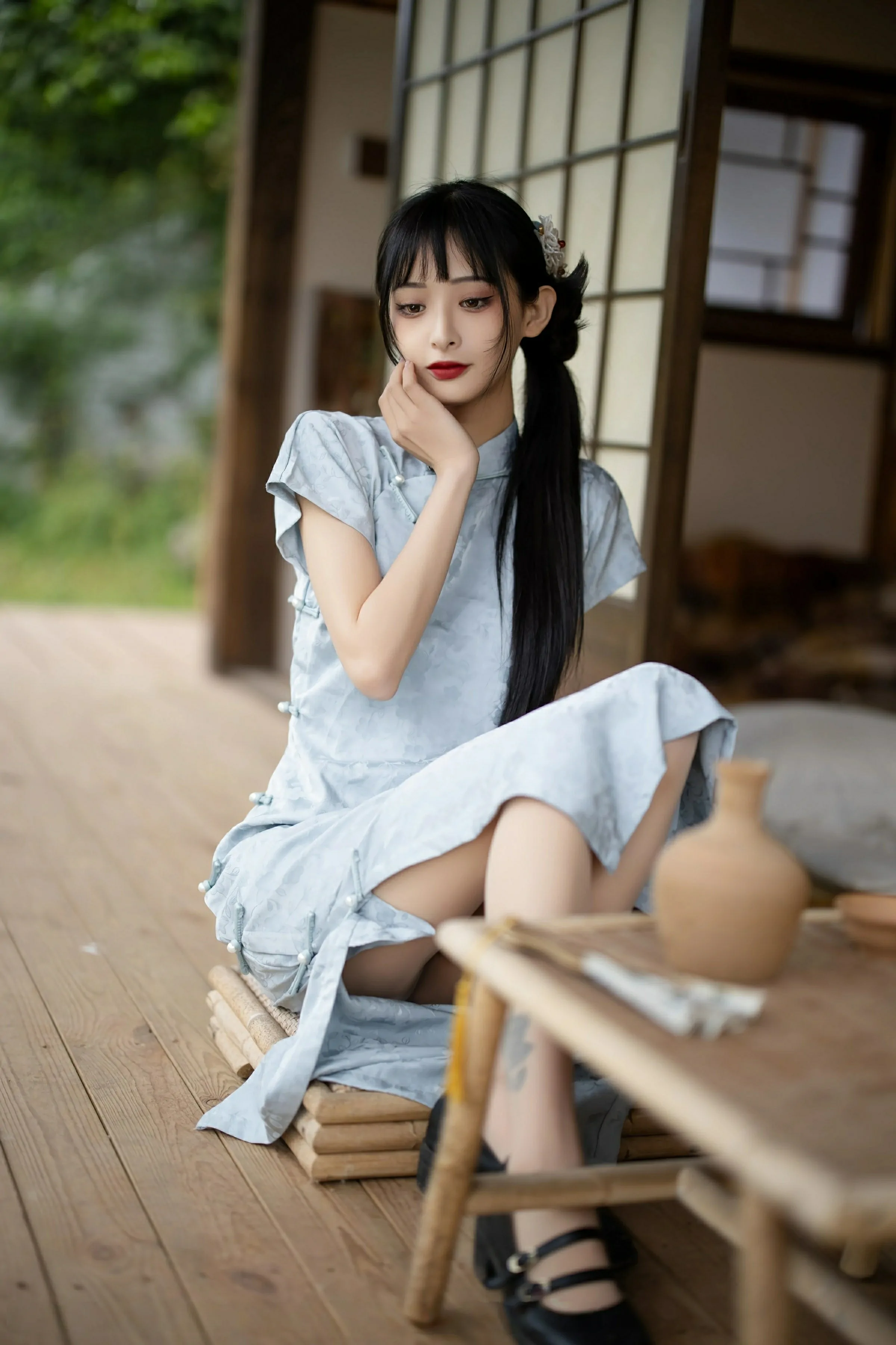 [XiuRen秀人网] 2025.05.15 No.10278 茂木希子 日式旗袍 肉色丝袜 性感写真 [80+1P]
