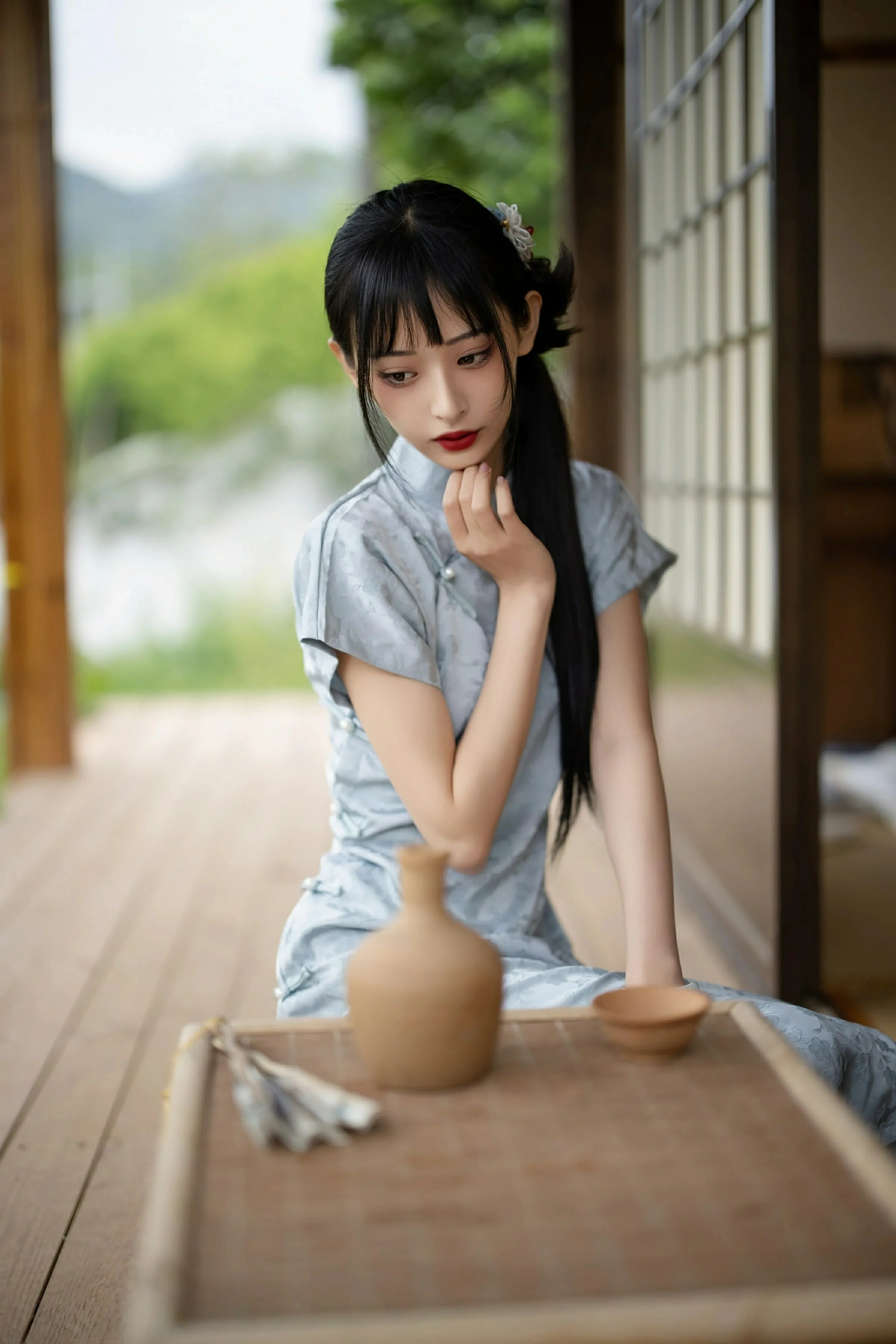 [XiuRen秀人网] 2025.05.15 No.10278 茂木希子 日式旗袍 肉色丝袜 性感写真 [80+1P]