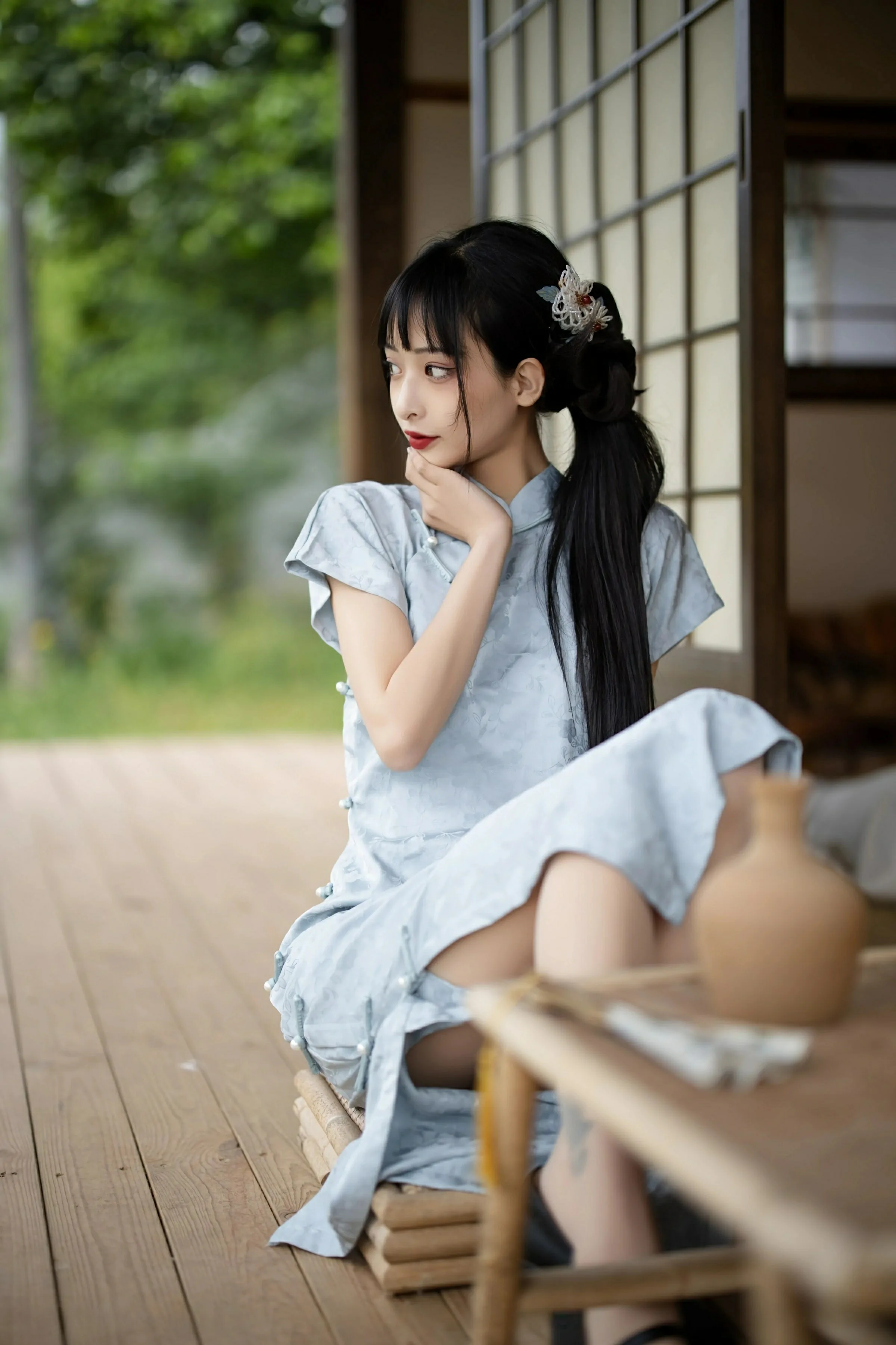 [XiuRen秀人网] 2025.05.15 No.10278 茂木希子 日式旗袍 肉色丝袜 性感写真 [80+1P]