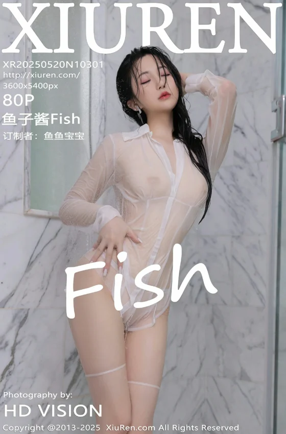 [XiuRen秀人网] 2025.05.20 No.10301 鱼子酱Fish 性感白色轻透T 白色丝袜 印尼旅拍写真 [74+1P]