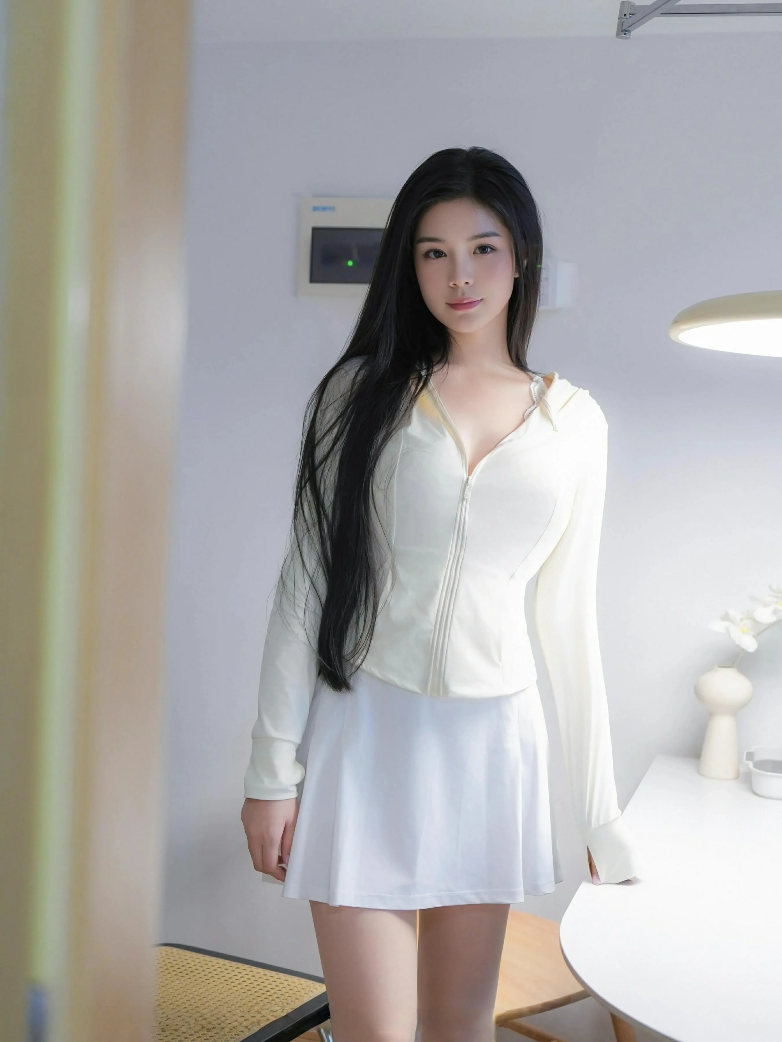 [XiuRen秀人网] 2025.05.26 No.10325 雪糕CiCi 白色情趣内衣 肉色丝袜 性感写真 [73+1P] 