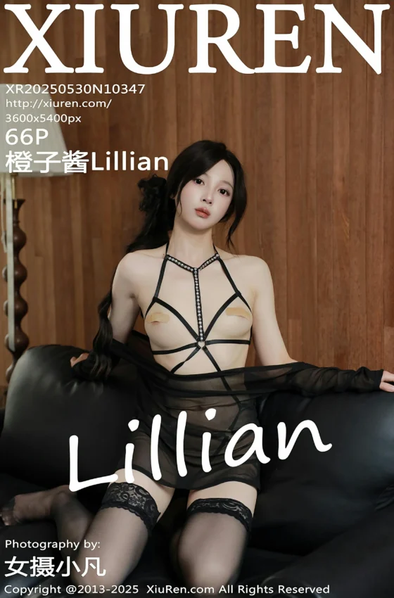 [XiuRen秀人网] 2025.05.30 No.10347 橙子酱Lillian 黑色情趣内衣 性感写真 [66+1P]